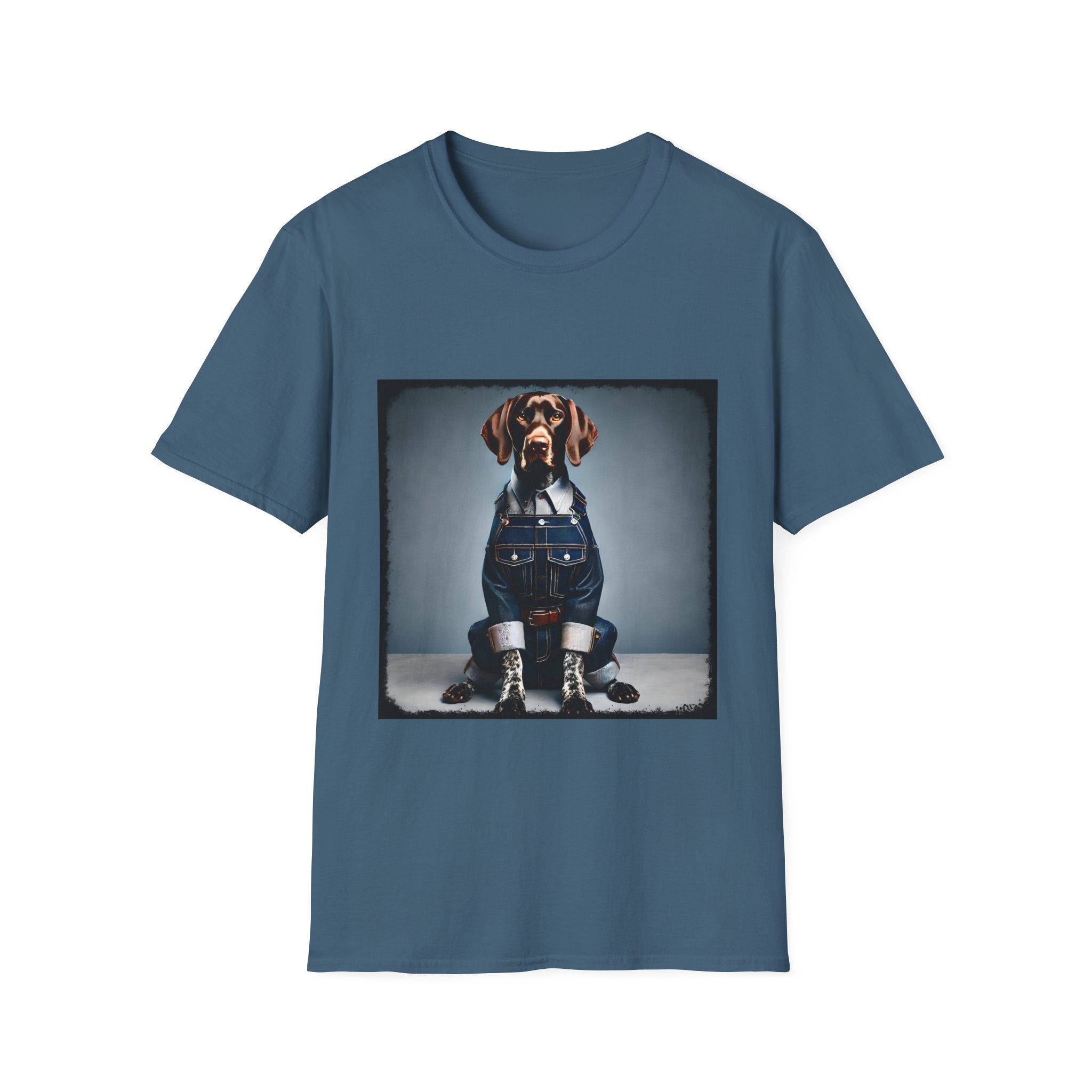 German Shorthaired Pointer Denim Dude | Unisex Dog T-Shirt