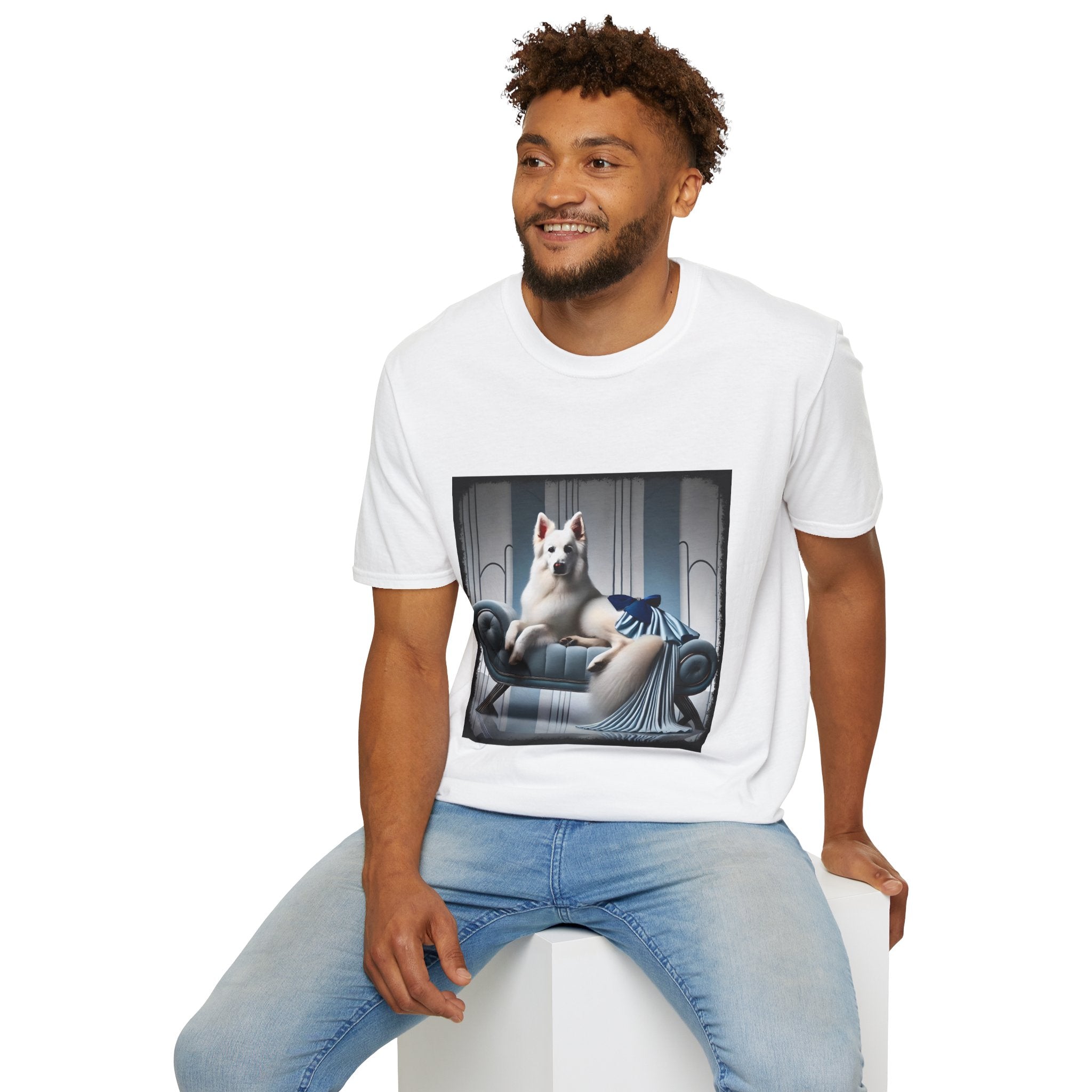German Shepherd Blue Icon | Unisex Dog T-Shirt