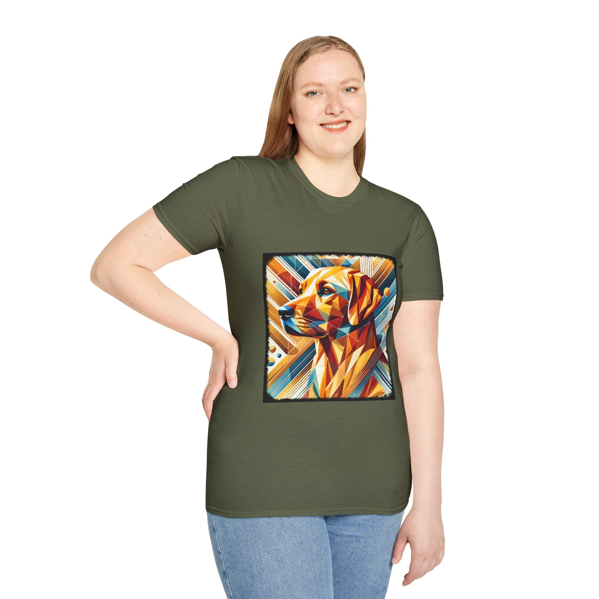 Labrador Retriever Vivid Geometric | Unisex Dog T-Shirt