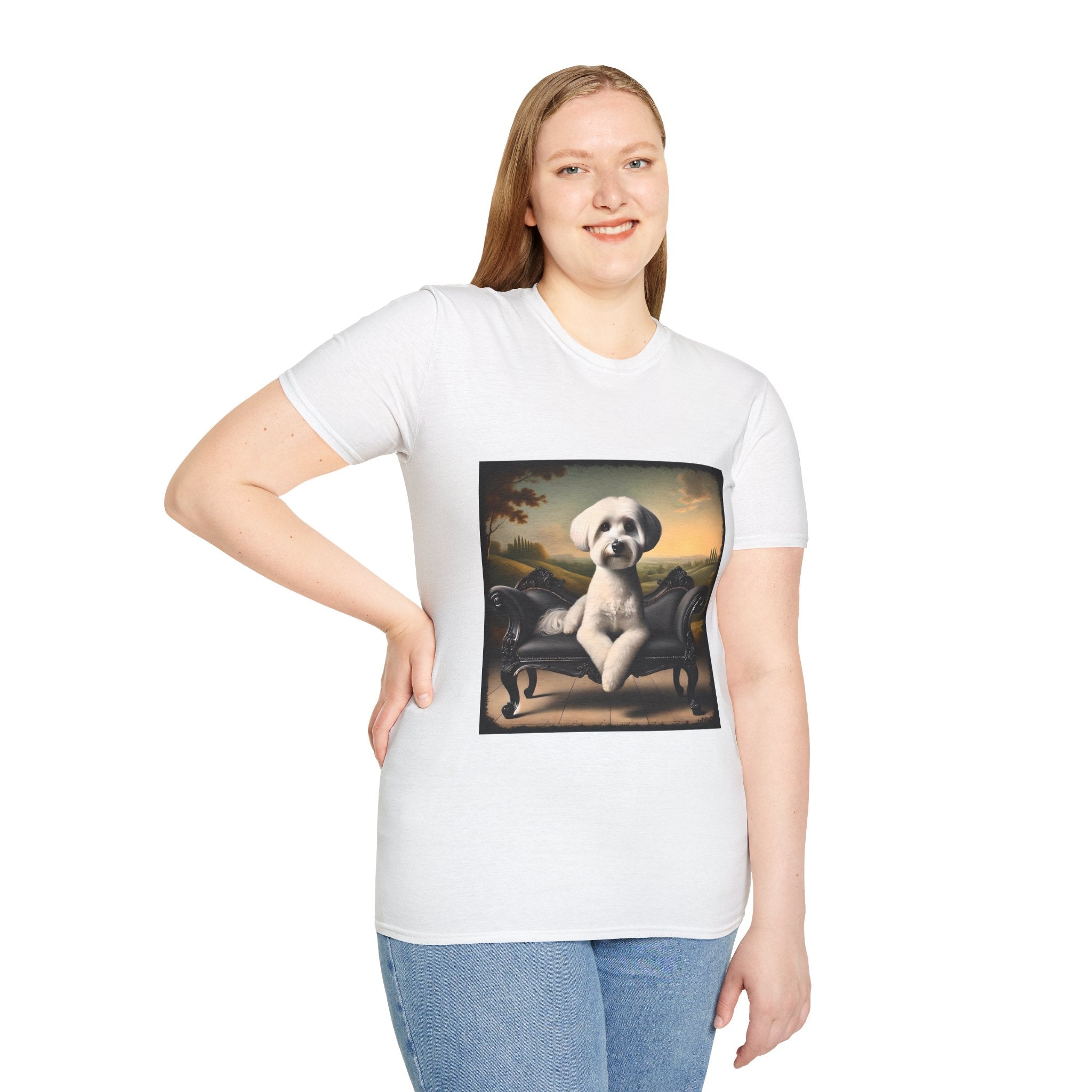 Havanese Posh Portrait |  Unisex Dog T-Shirt
