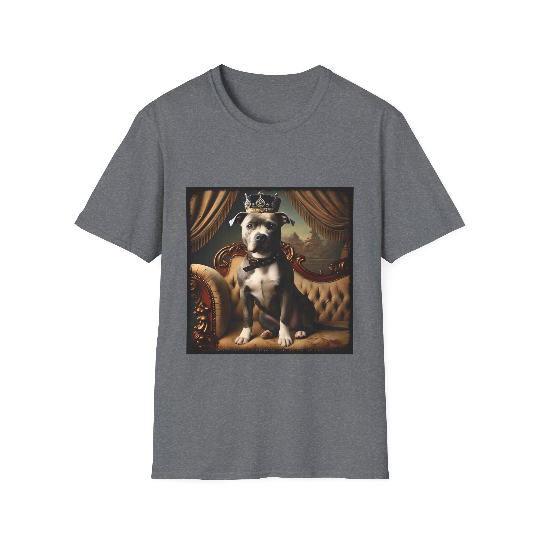 American Pit Bull Terrier Crowned Prince | Unisex Dog T-Shirt