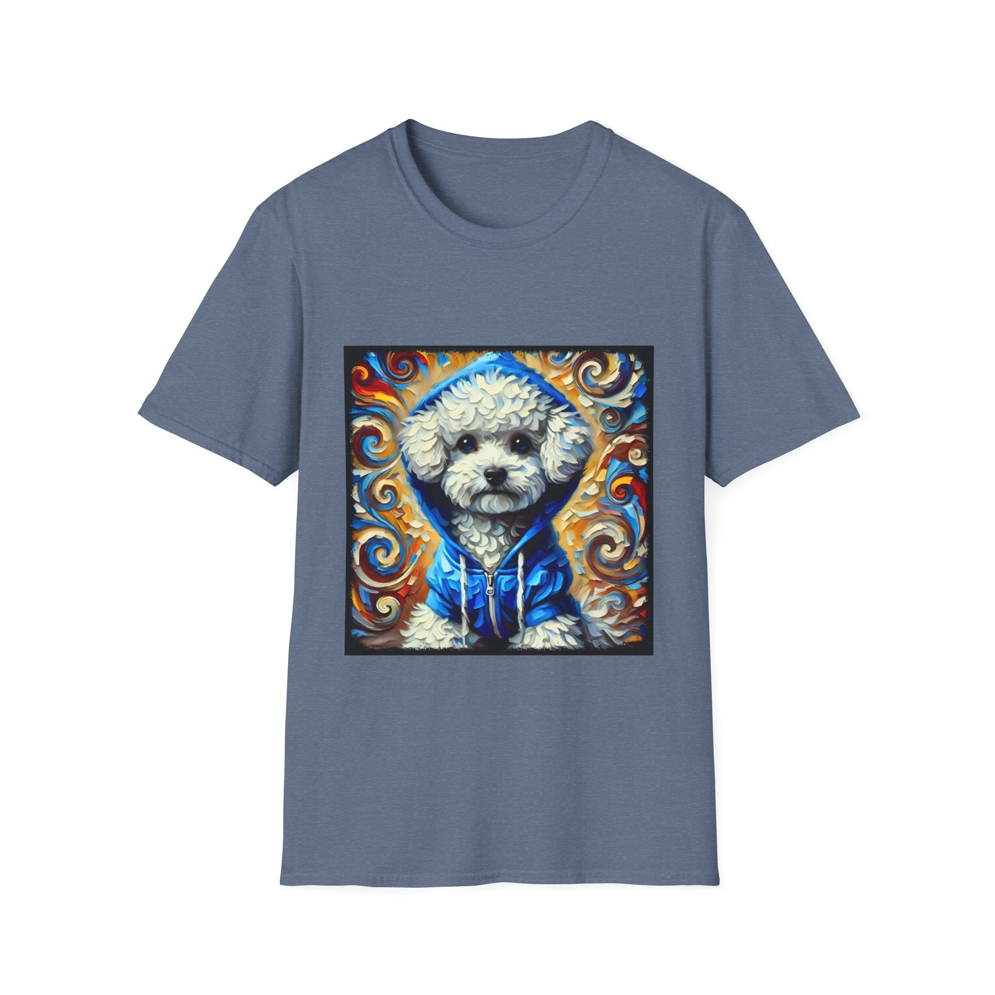 Bichon Frise Hoodie Swirl | Unisex Dog T-Shirt
