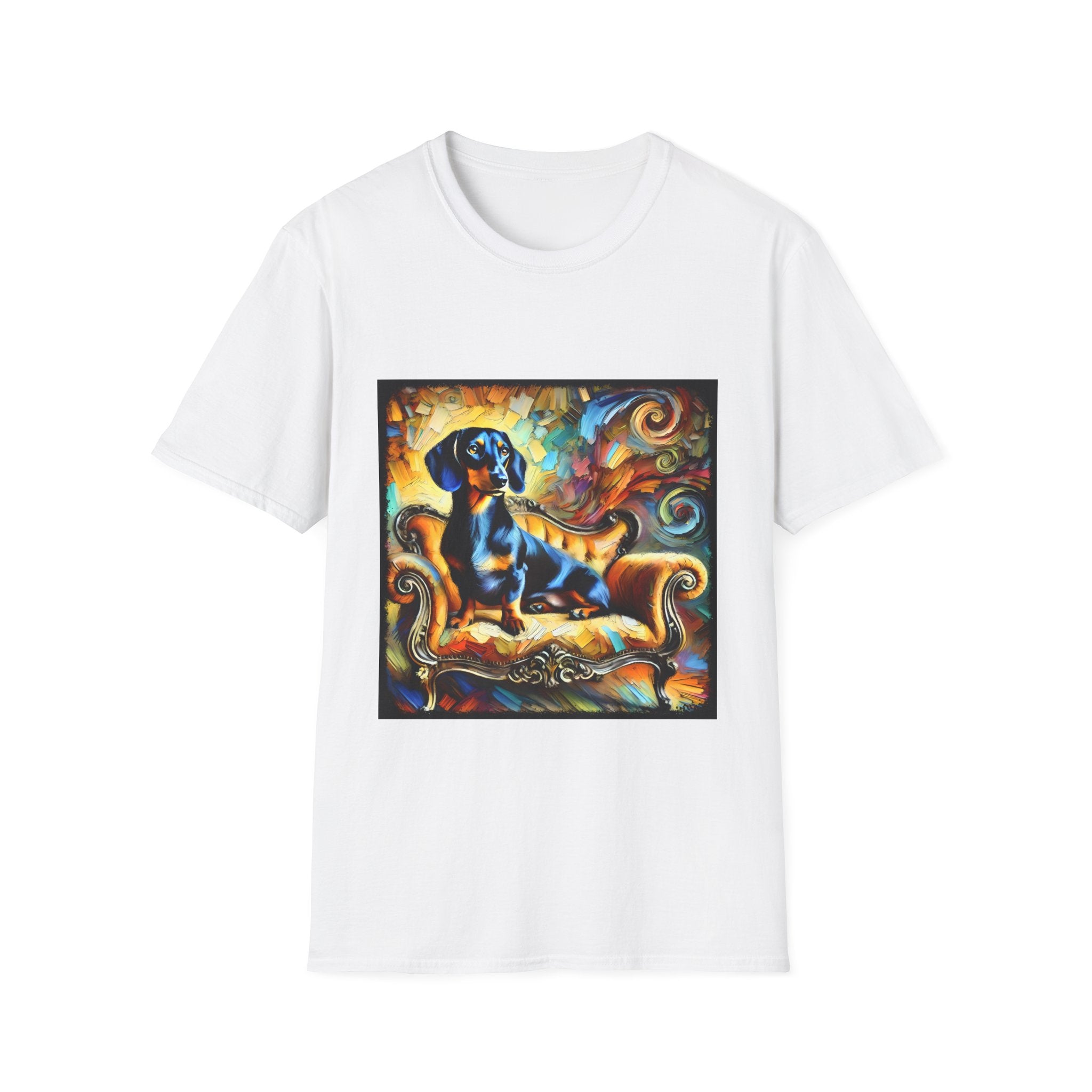 Dachshund Bold Swirl | Unisex Dog T-Shirt