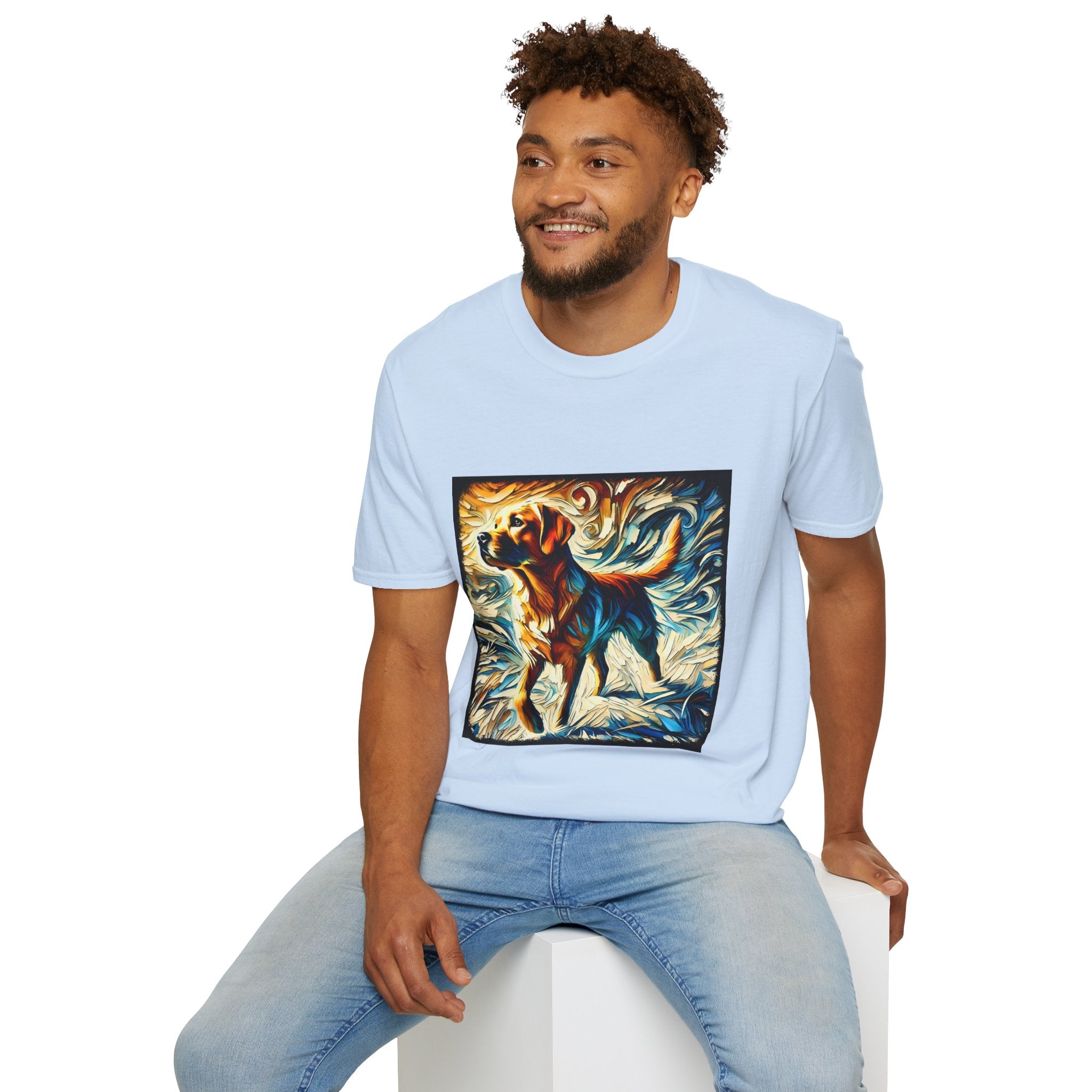 Labrador Retriever Sun Swirl | Unisex Dog T-Shirt
