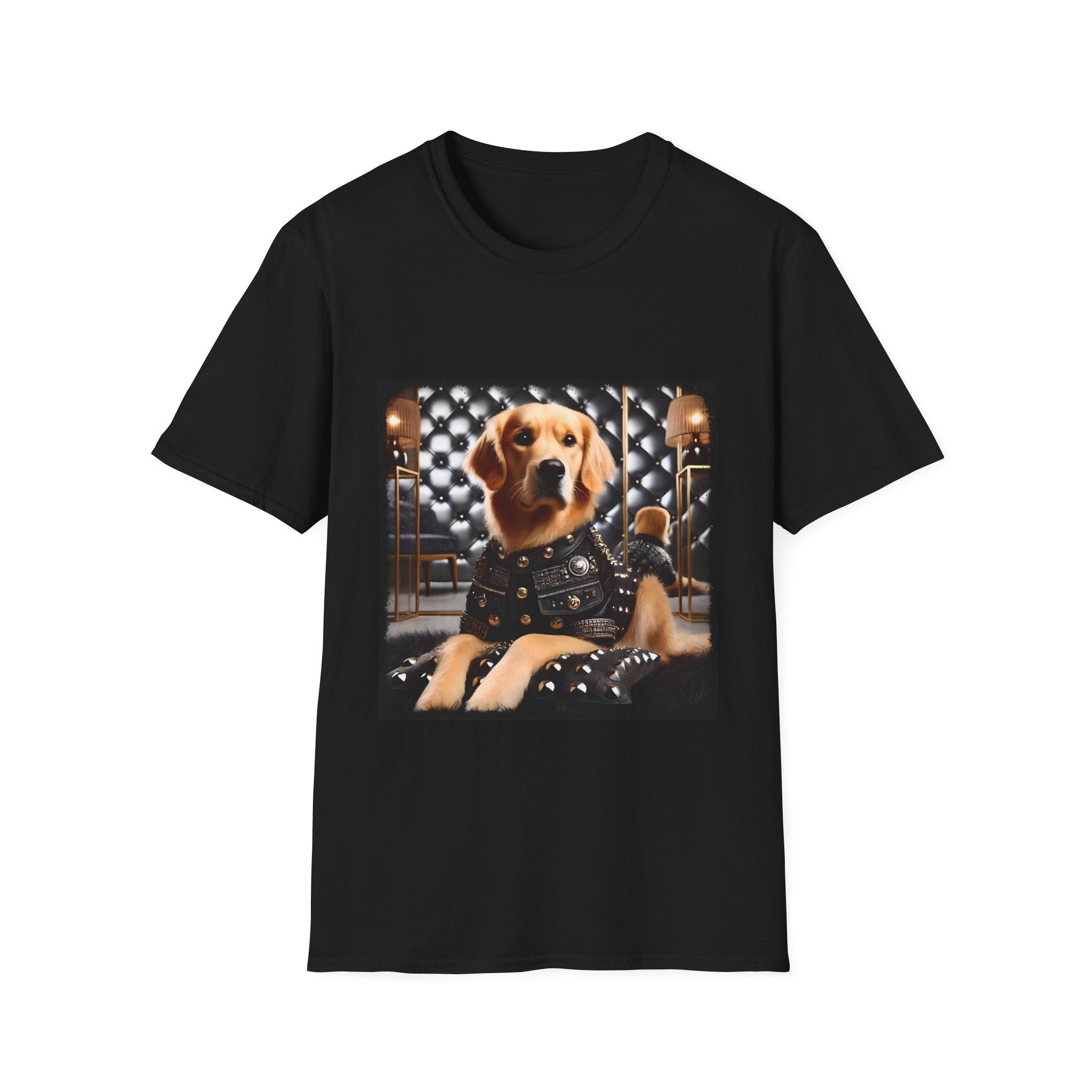 Golden Retriever Grit & Glam  | Unisex Dog T-Shirt
