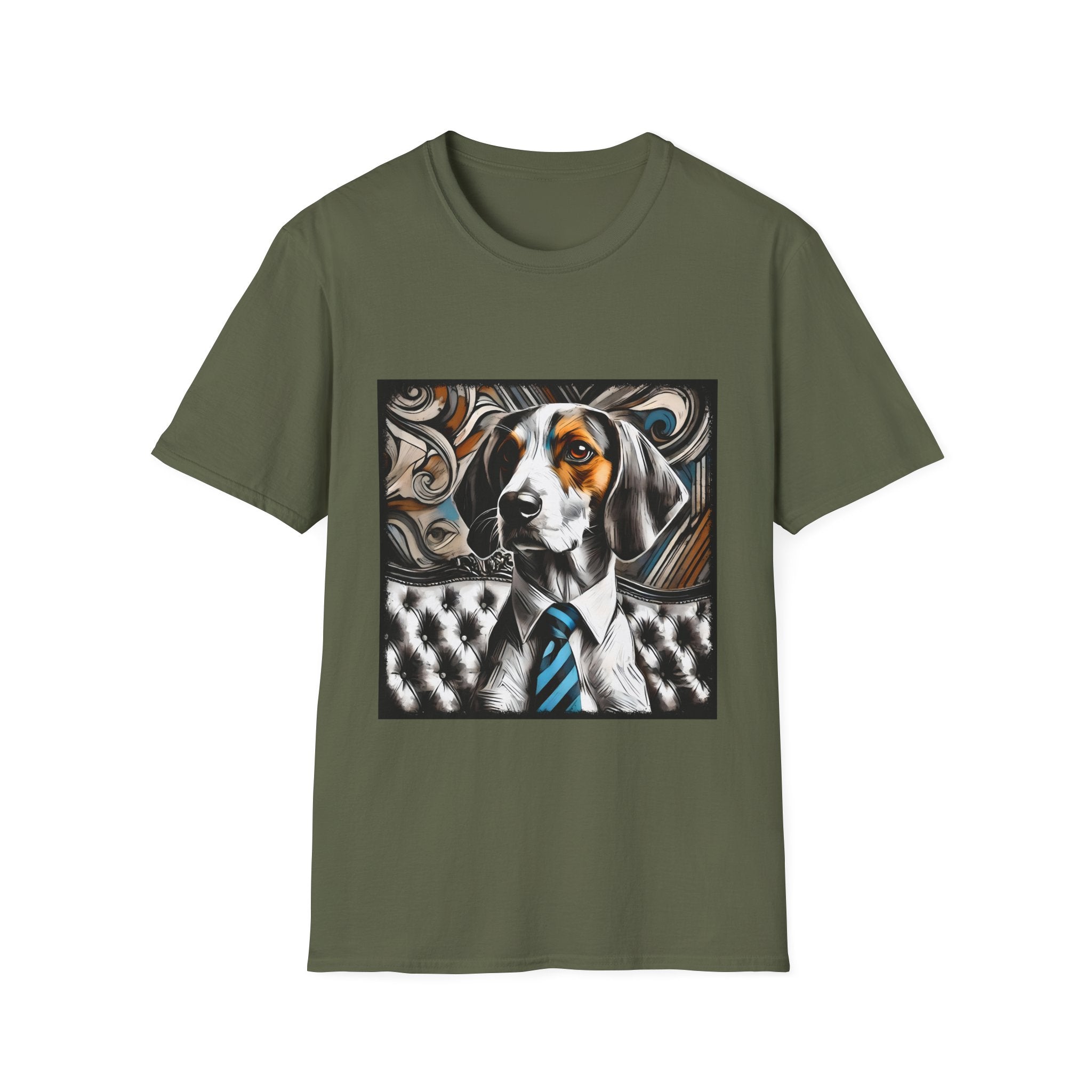 Treeing Walker Coonhound Bold Gentleman | Unisex Dog T-Shirt