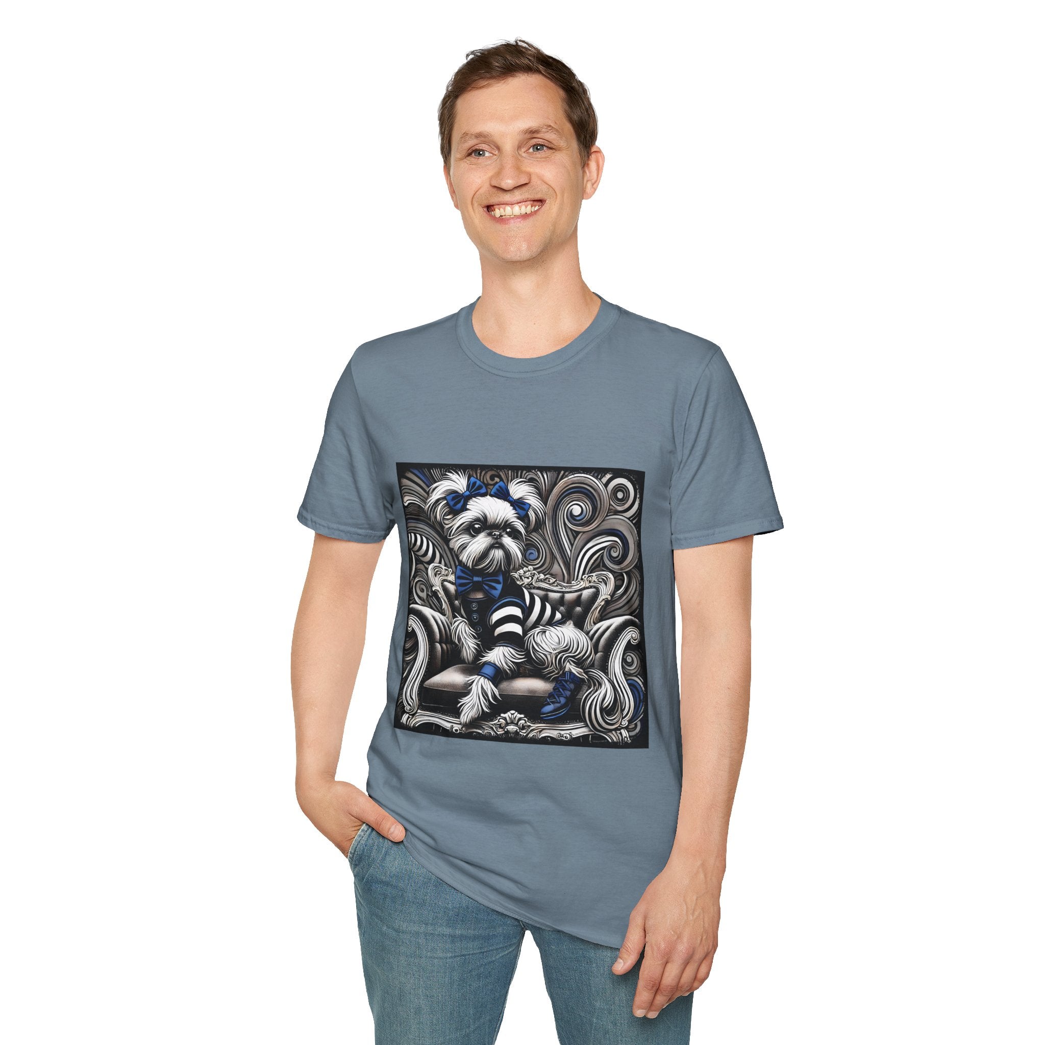 Brussels Griffon Bold Geometric | Unisex Dog T-Shirt