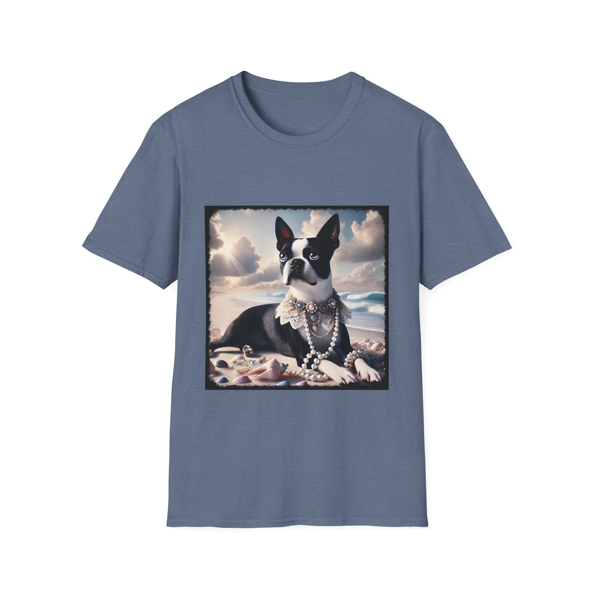 Boston Terrier Seashell Sweetie | Unisex Dog T-Shirt