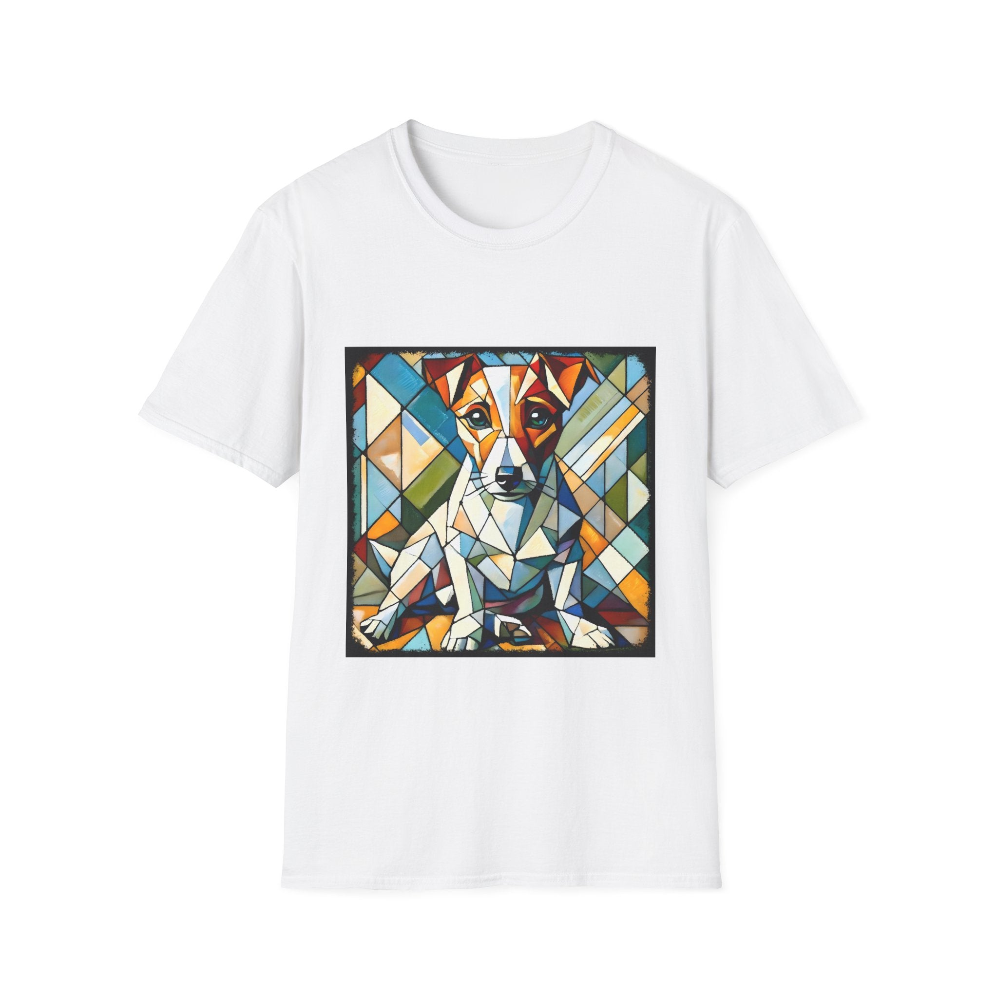 Jack Russell Terrier Bold Geometric | Unisex Dog T-Shirt