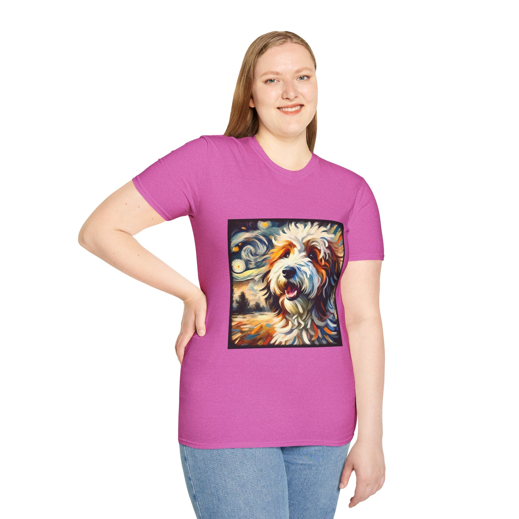 Bernedoodle Vivid Swirl | Unisex Dog T-Shirt