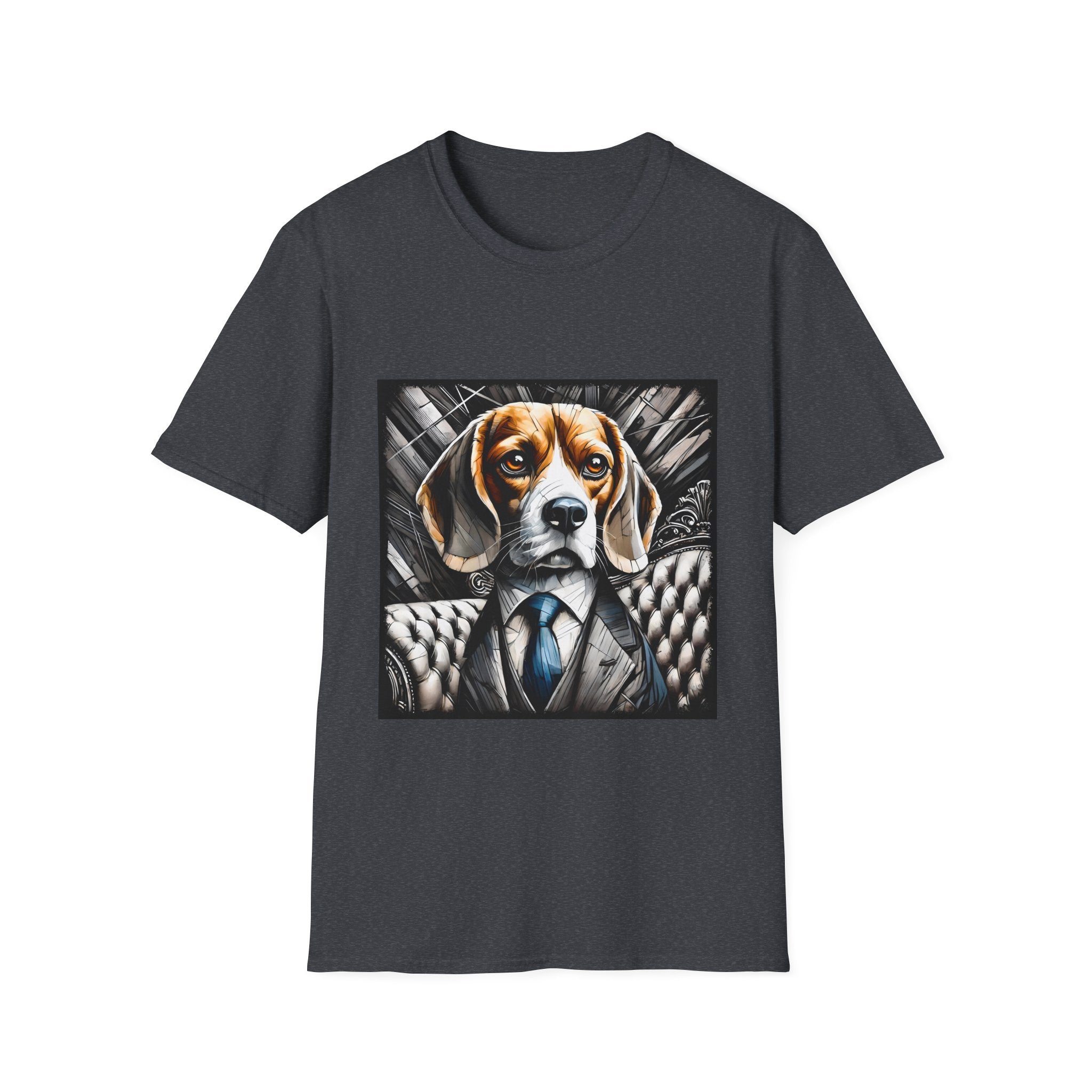 Beagle B&W Bold Eyes | Unisex Dog T-Shirt