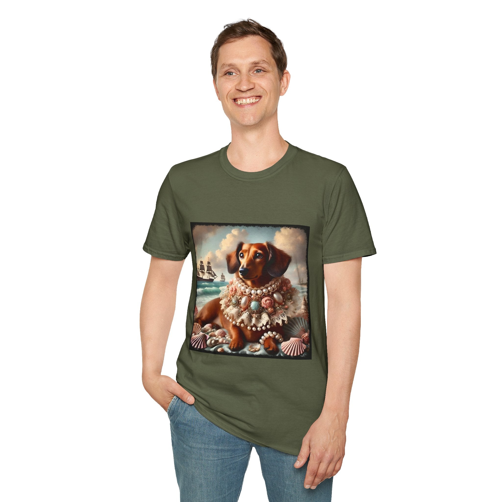 Dachshund Ocean Muse | Unisex Dog T-Shirt