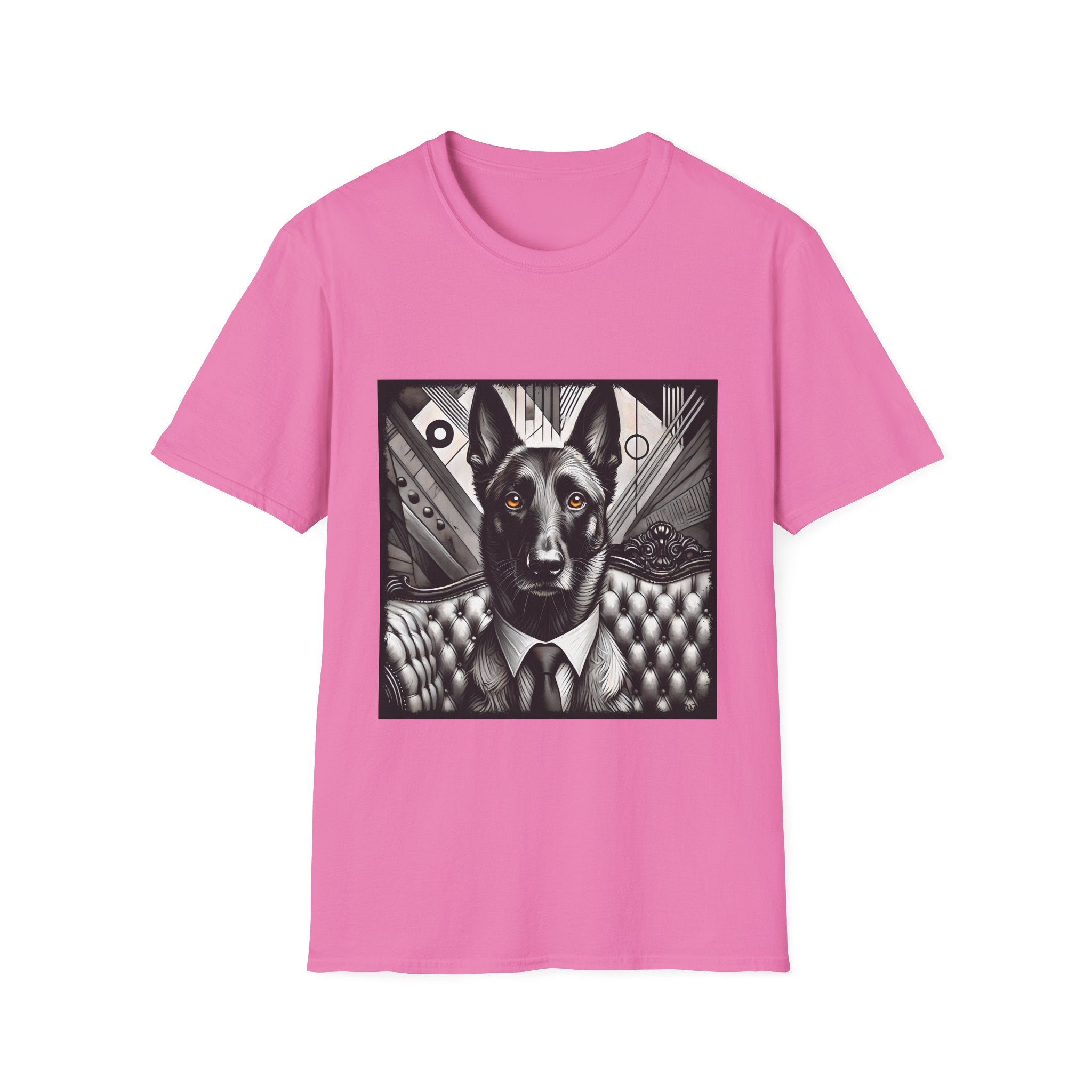 Belgian Malinois B&W Bold Eyes | Unisex Dog T-Shirt