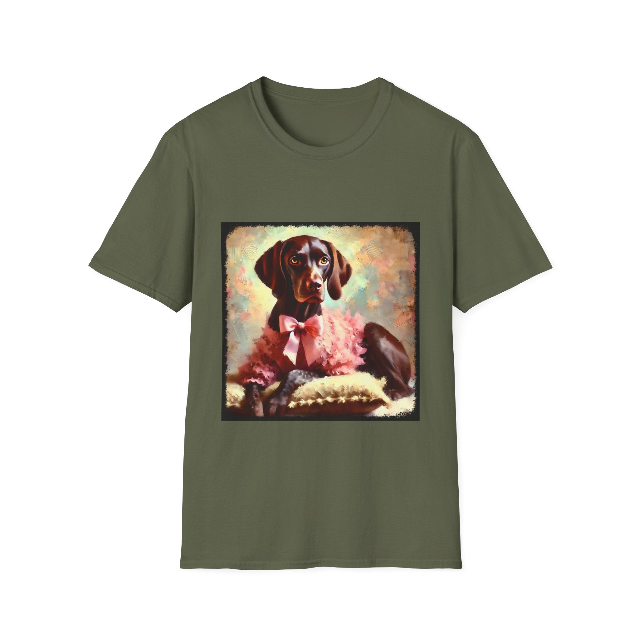 German Shorthaired Pointer Poised Classic | Unisex Dog T-Shirt