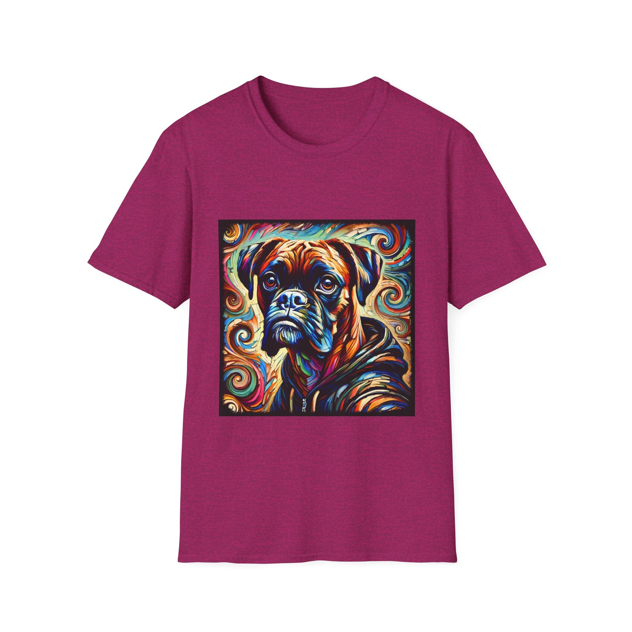 Boxer Relaxed Swirl | Unisex Dog T-Shirt