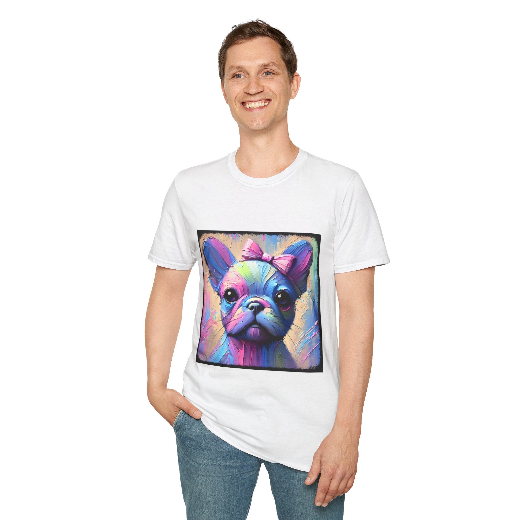 French Bulldog Neon Classic | Unisex Dog T-Shirt