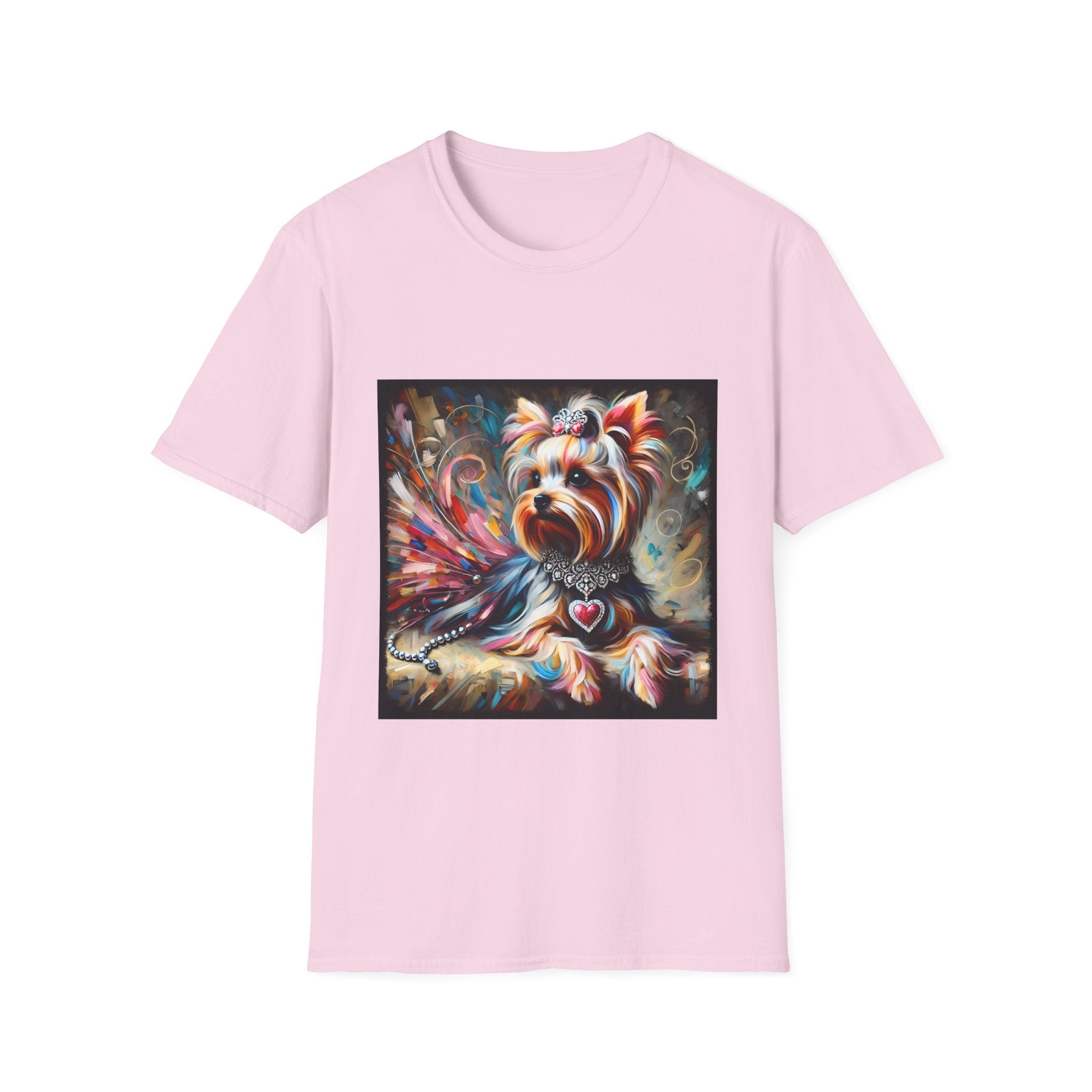 Yorkshire Terrier Diamond Heart Classic | Unisex Dog T-Shirt