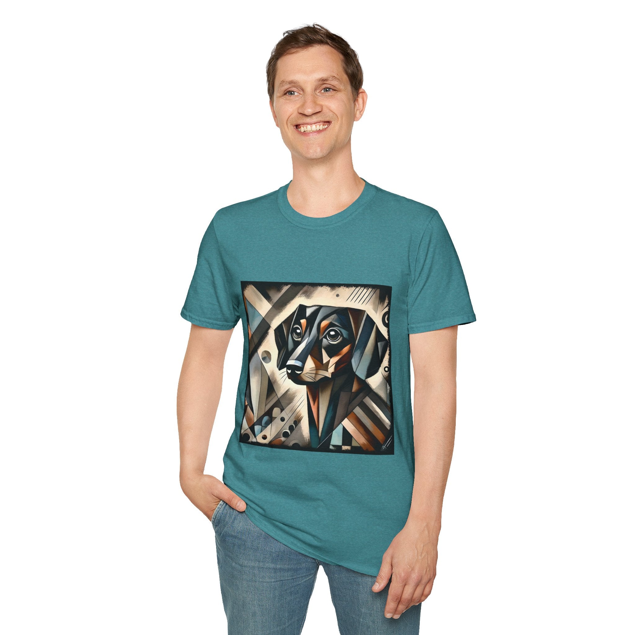 Dachshund Bold Geometric | Unisex Dog T-Shirt