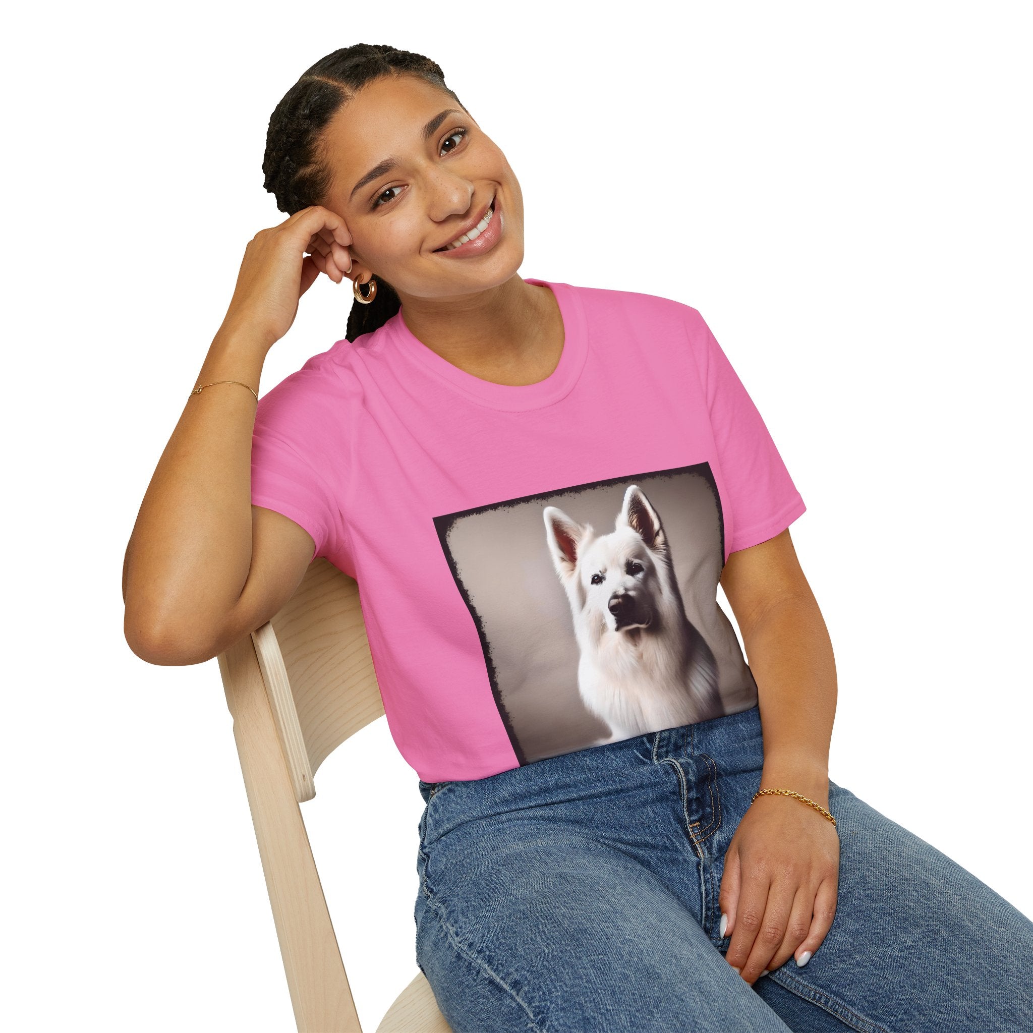 German Shepherd Pure Portrait  | Unisex Dog T-Shirt