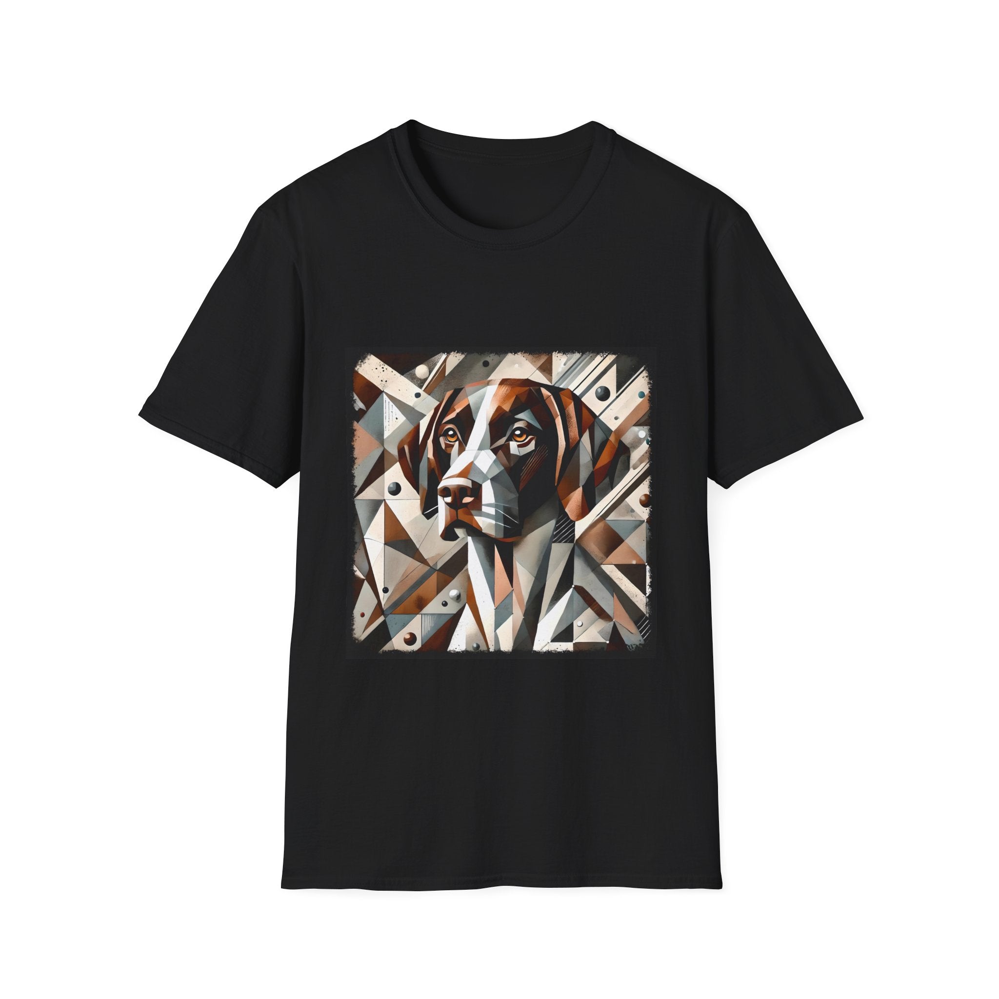 German Shorthaired Pointer Warm Geometric | Unisex Dog T-Shirt