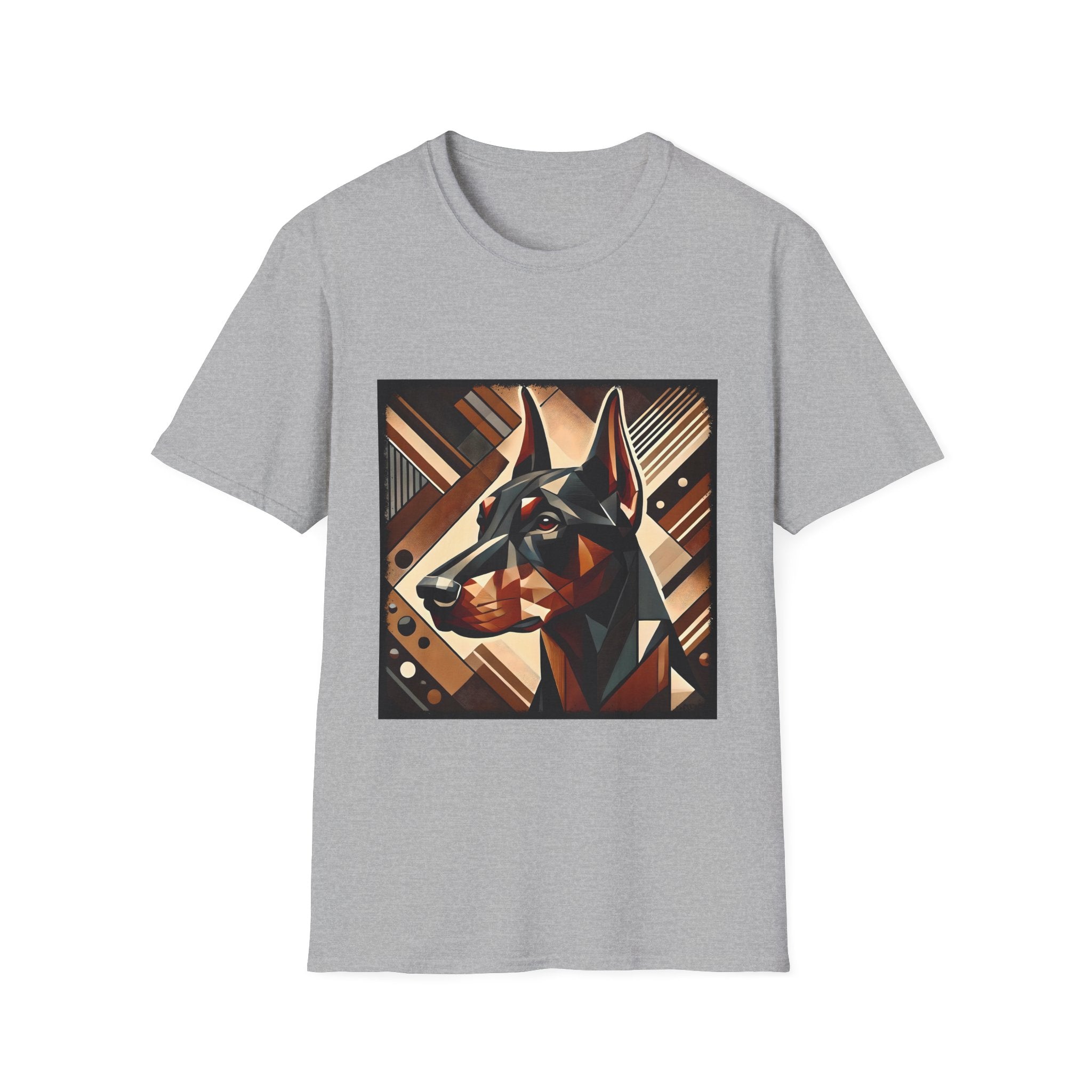 Doberman Pinscher Bold Geometric | Unisex Dog T-Shirt
