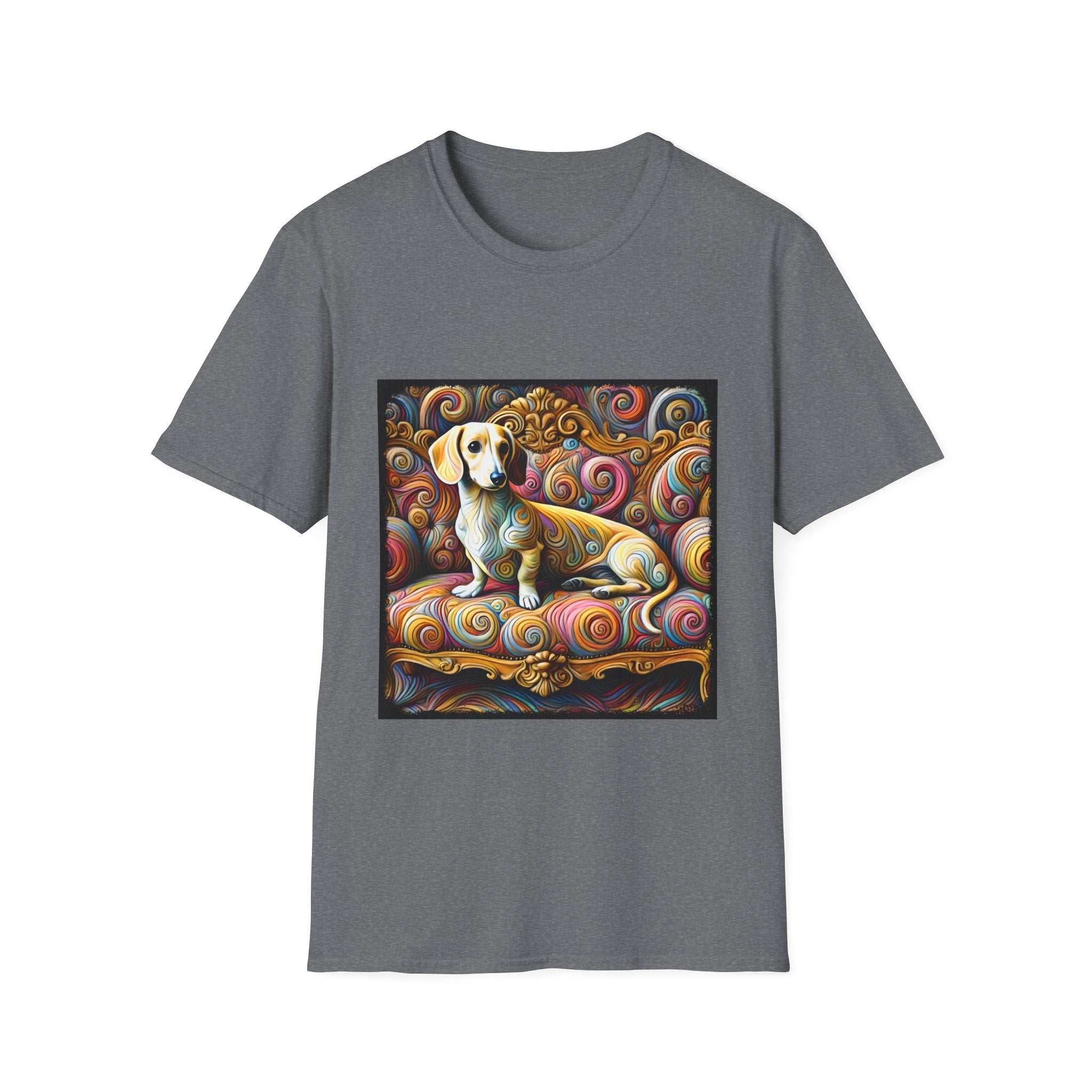 Dachshund Exquisite Swirl | Unisex Dog T-Shirt
