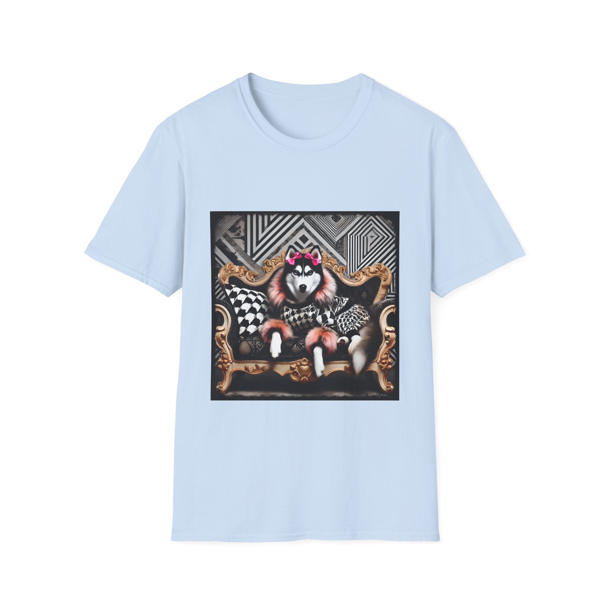 Siberian Husky Fierce Fashionista | Unisex Dog T-Shirt