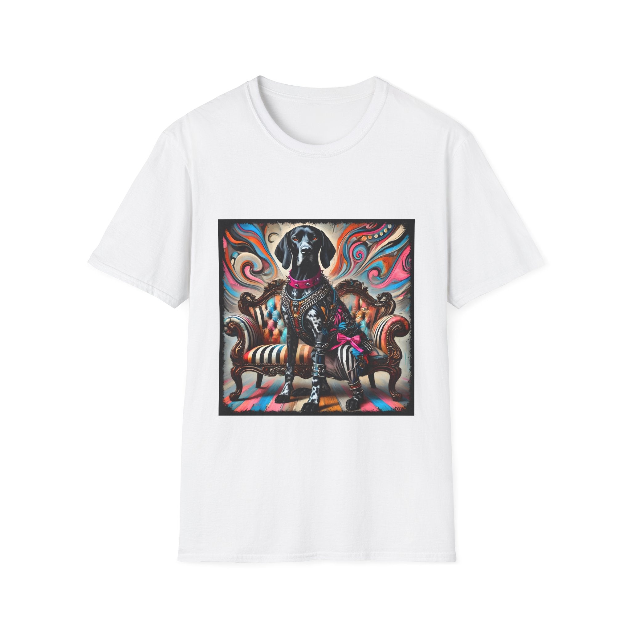 German Shorthaired Pointer Rebel Rocker | Unisex Dog T-Shirt