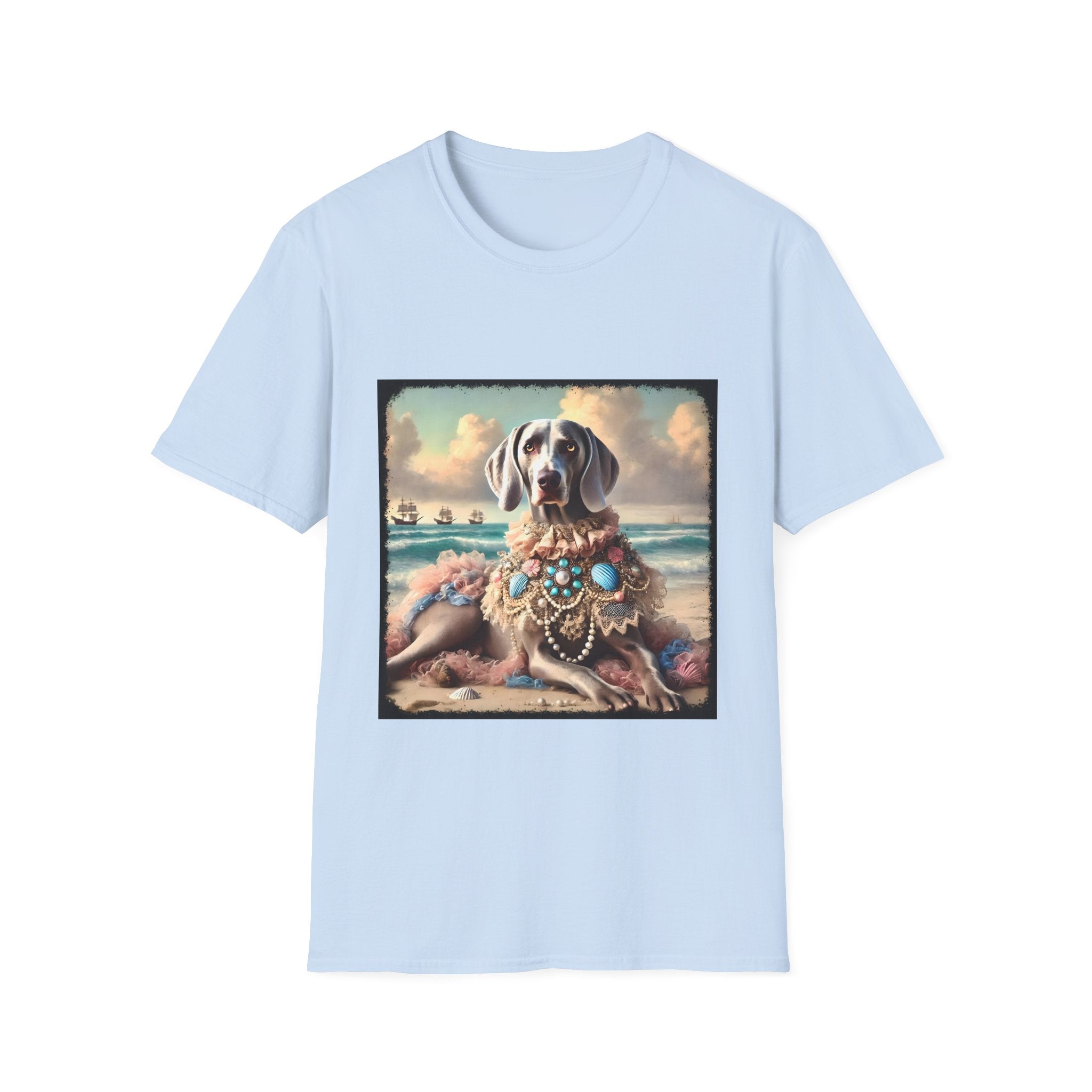 Weimaraner Seashell Siren | Unisex Dog T-Shirt