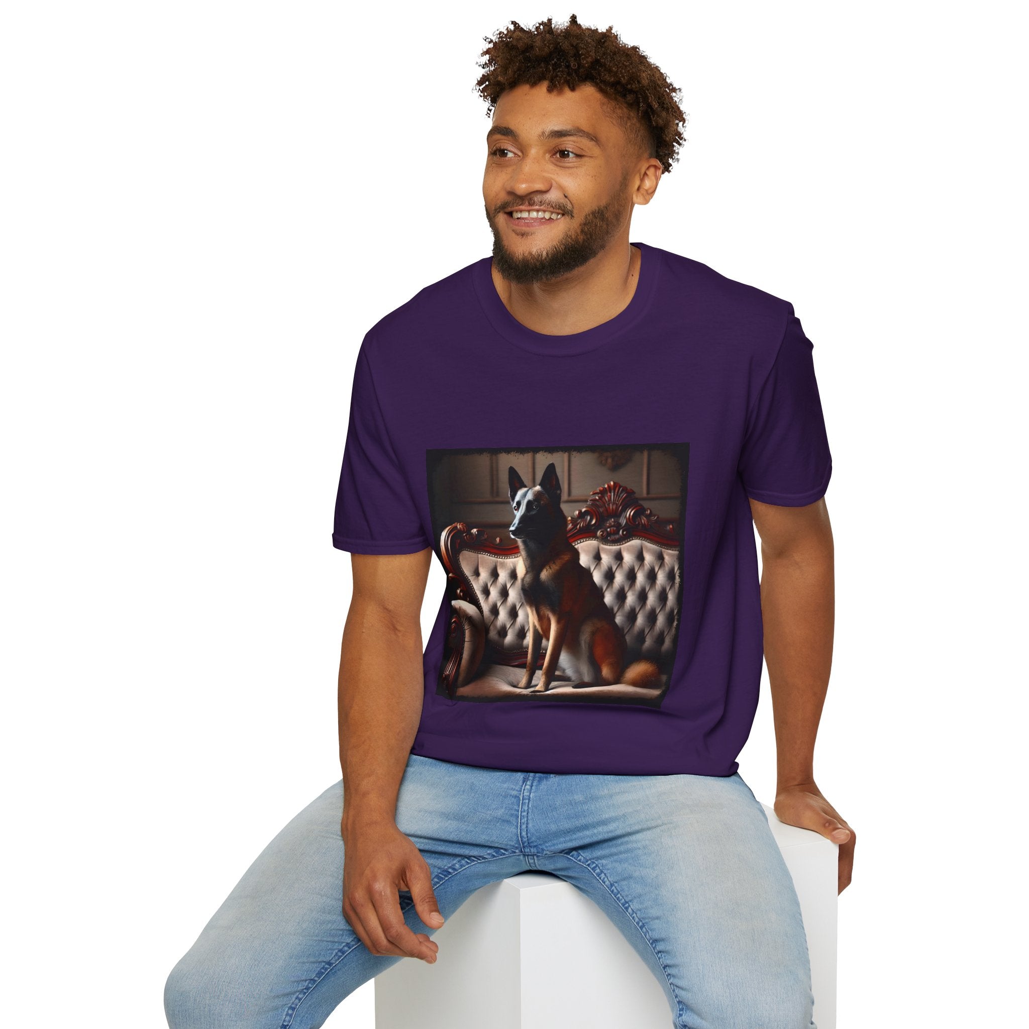 Belgian Malinois Poised Portrait | Unisex Dog T-Shirt