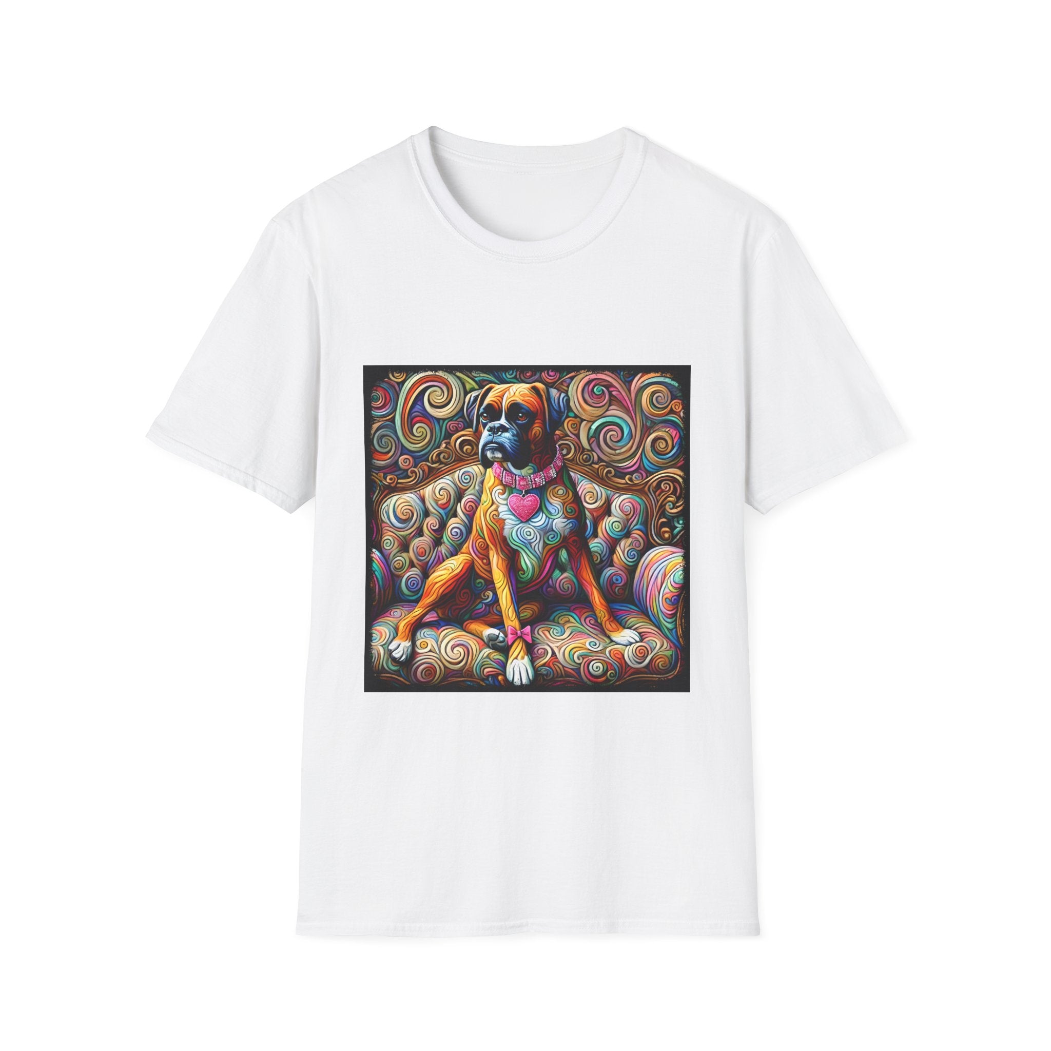 Boxer Love Swirl | Unisex Dog T-Shirt