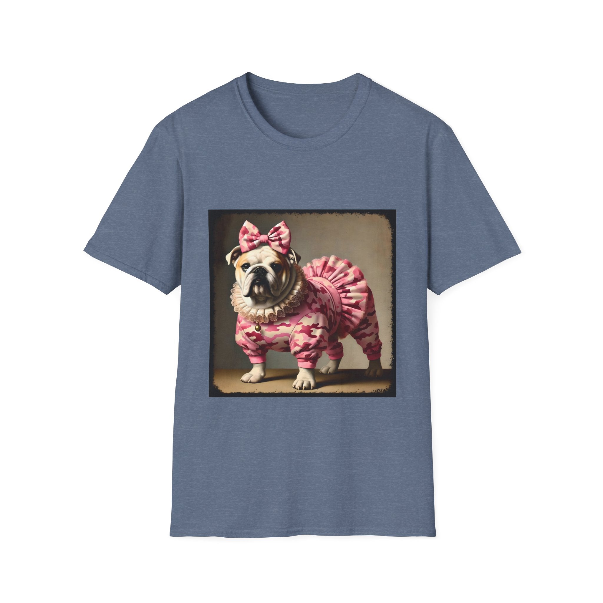 Bulldog Camo Cutie II | Unisex Dog T-Shirt