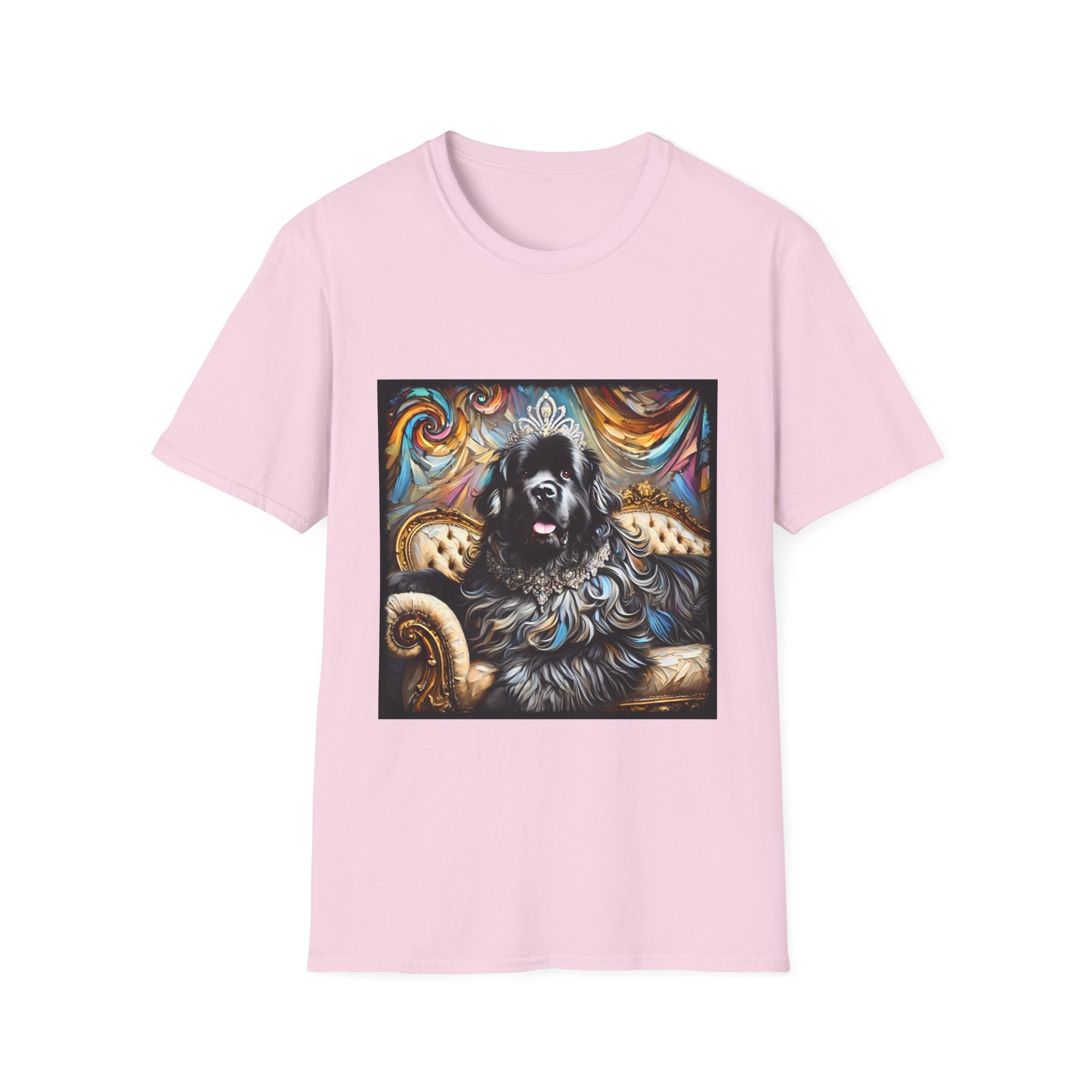 Newfoundland Diamond Diva Swirl | Unisex Dog T-Shirt