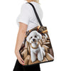 Bichon Frise Fréquent Flier | Dog Themed Tote Bag