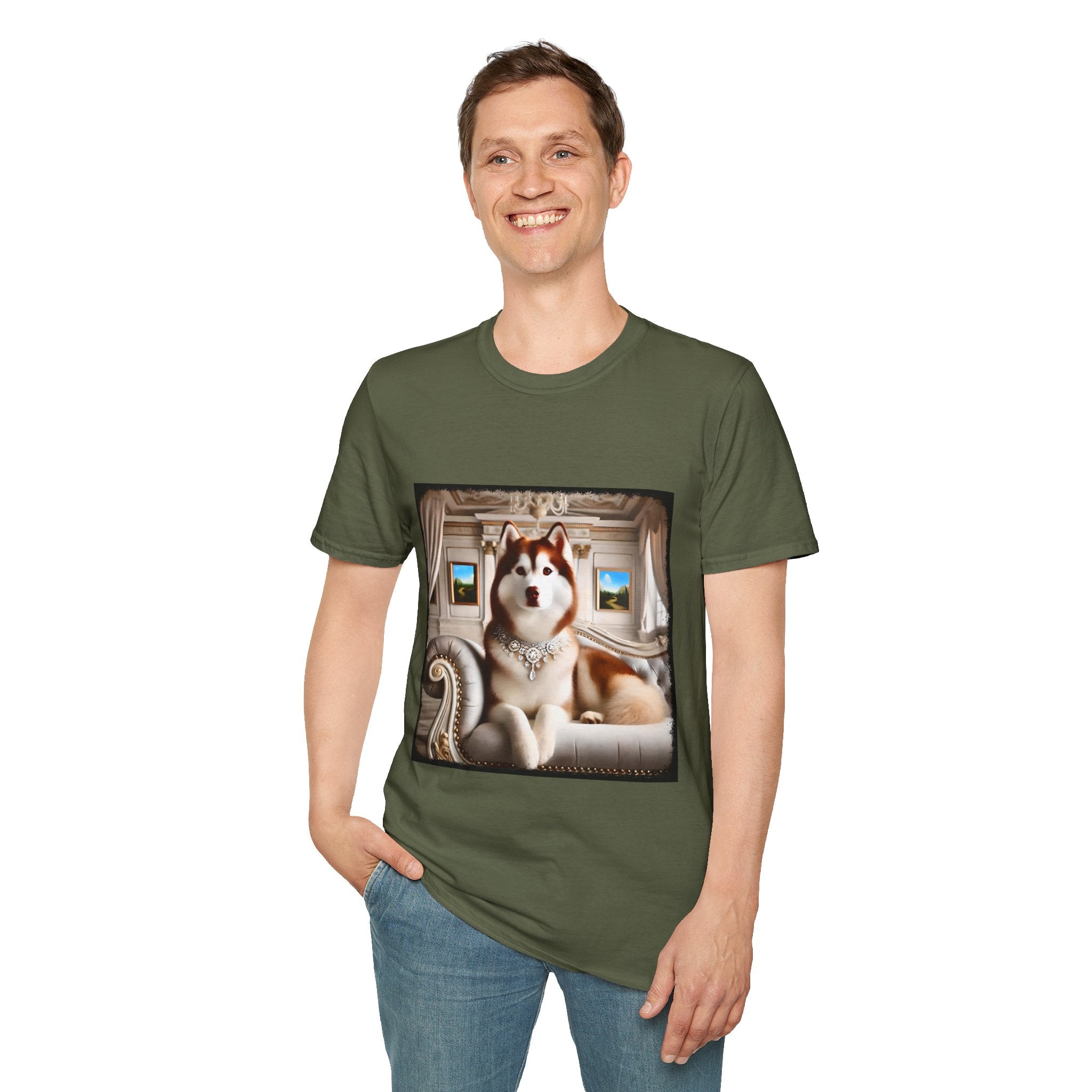 Siberian Husky Red Princess | Unisex Dog T-Shirt