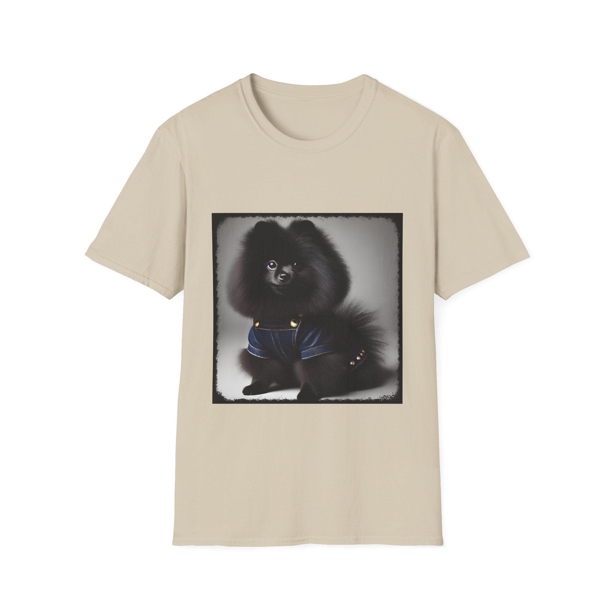 Pomeranian Denim Doll | Unisex Dog T-Shirt