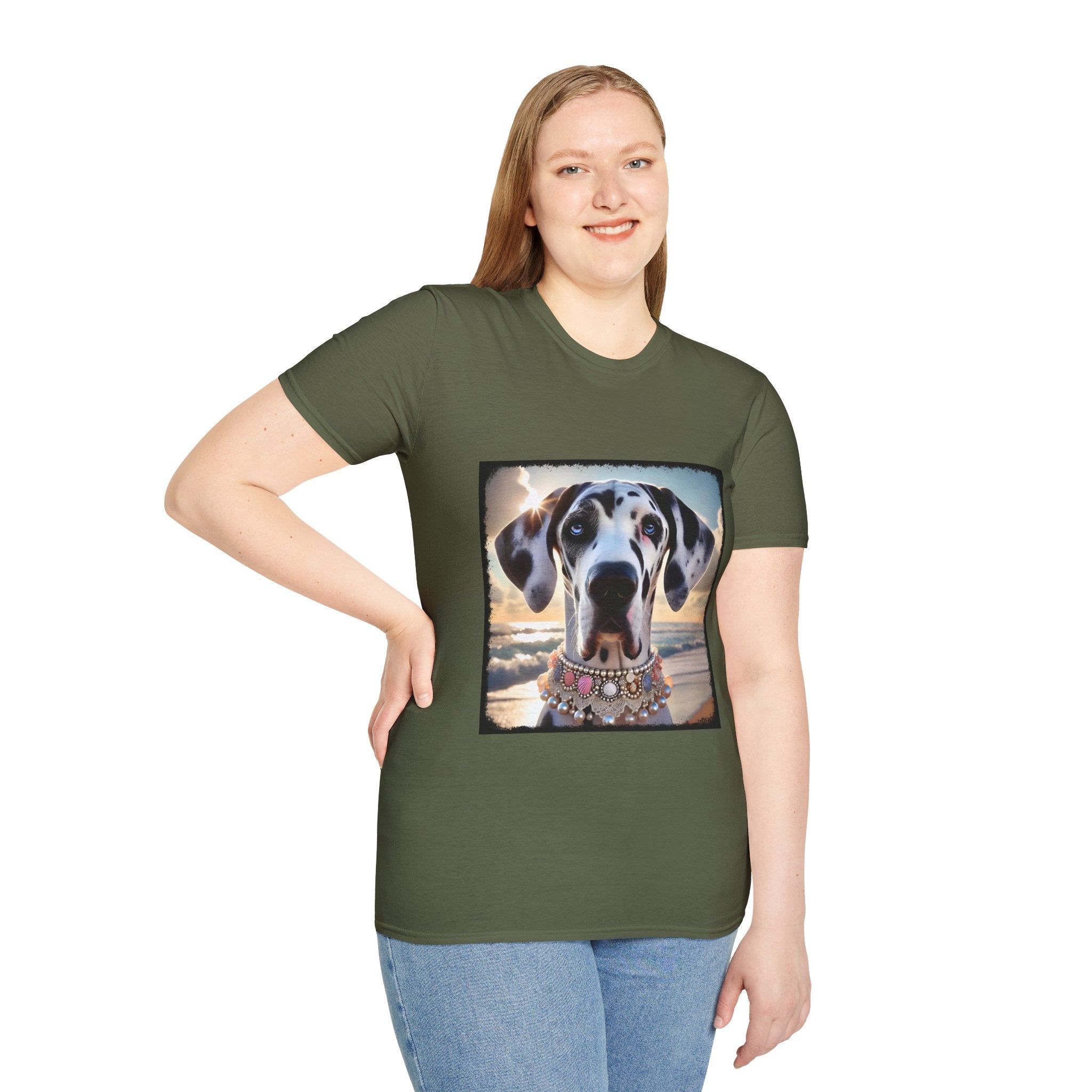 Great Dane Beach Babe | Unisex Dog T-Shirt