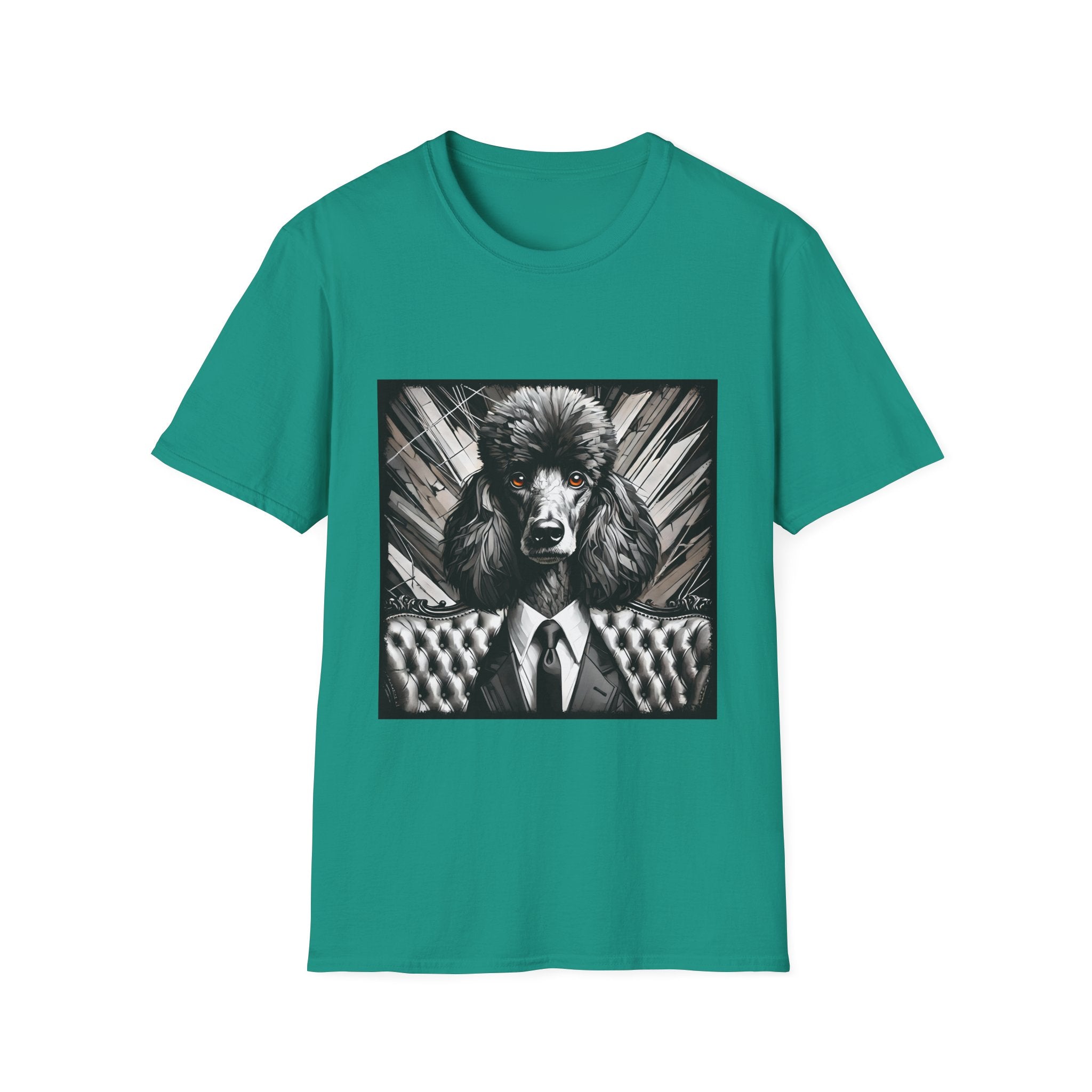 Poodle B&W Bold Eyes II | Unisex Dog T-Shirt