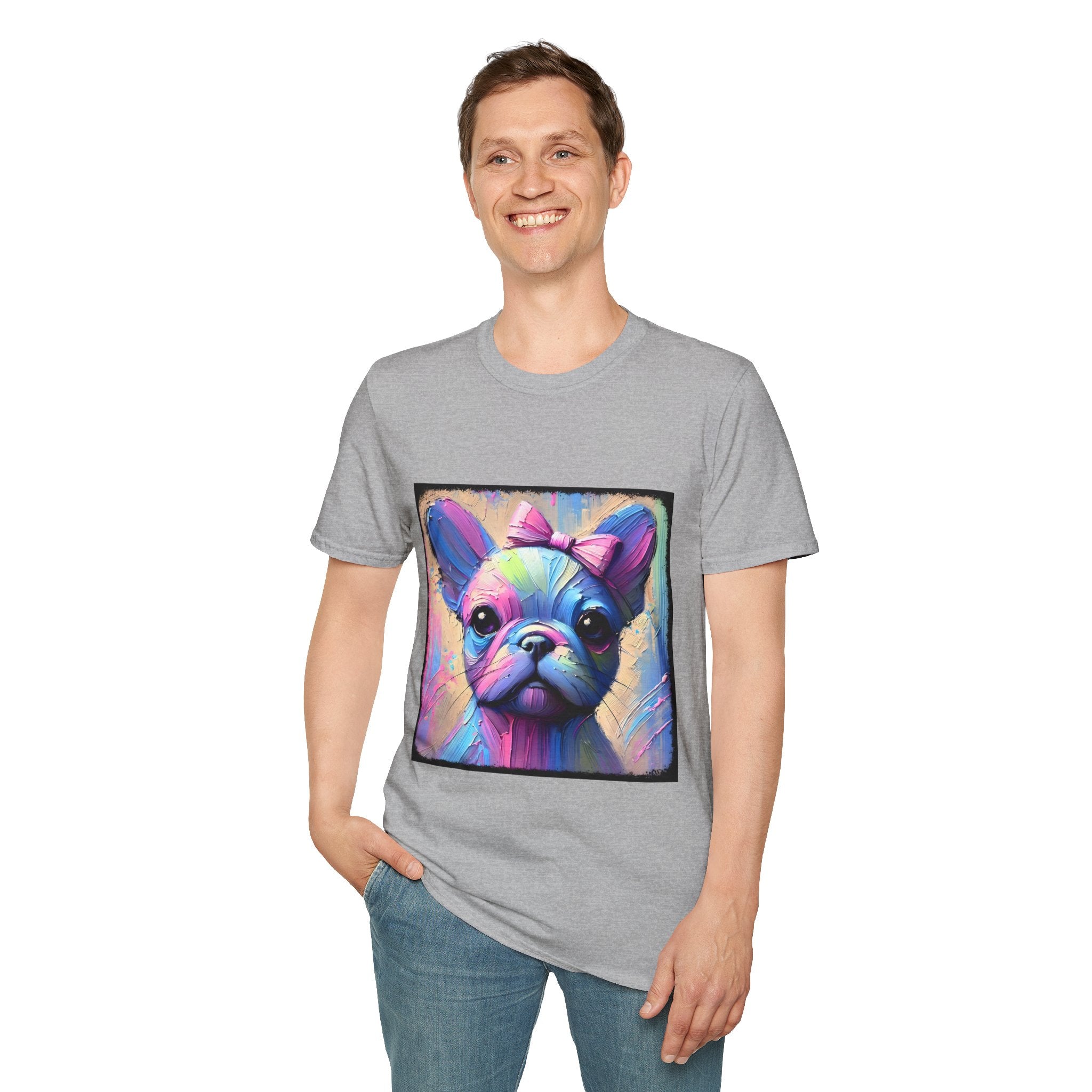 French Bulldog Neon Classic | Unisex Dog T-Shirt