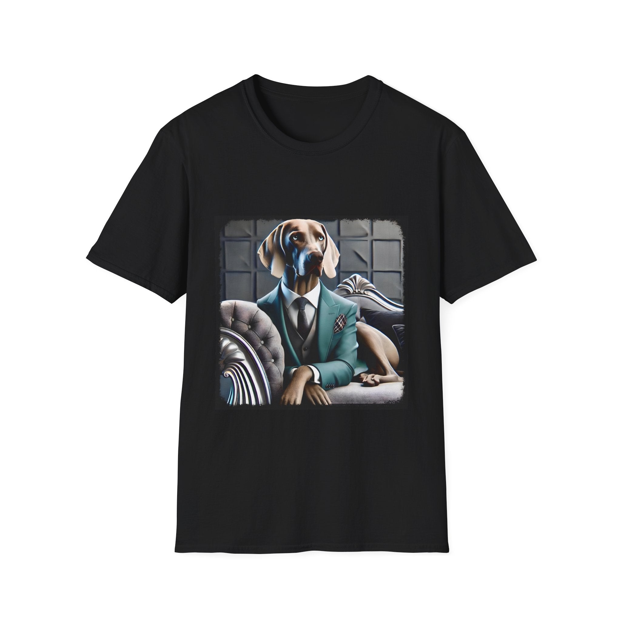 Weimaraner Teal Gent | Unisex Dog T-Shirt