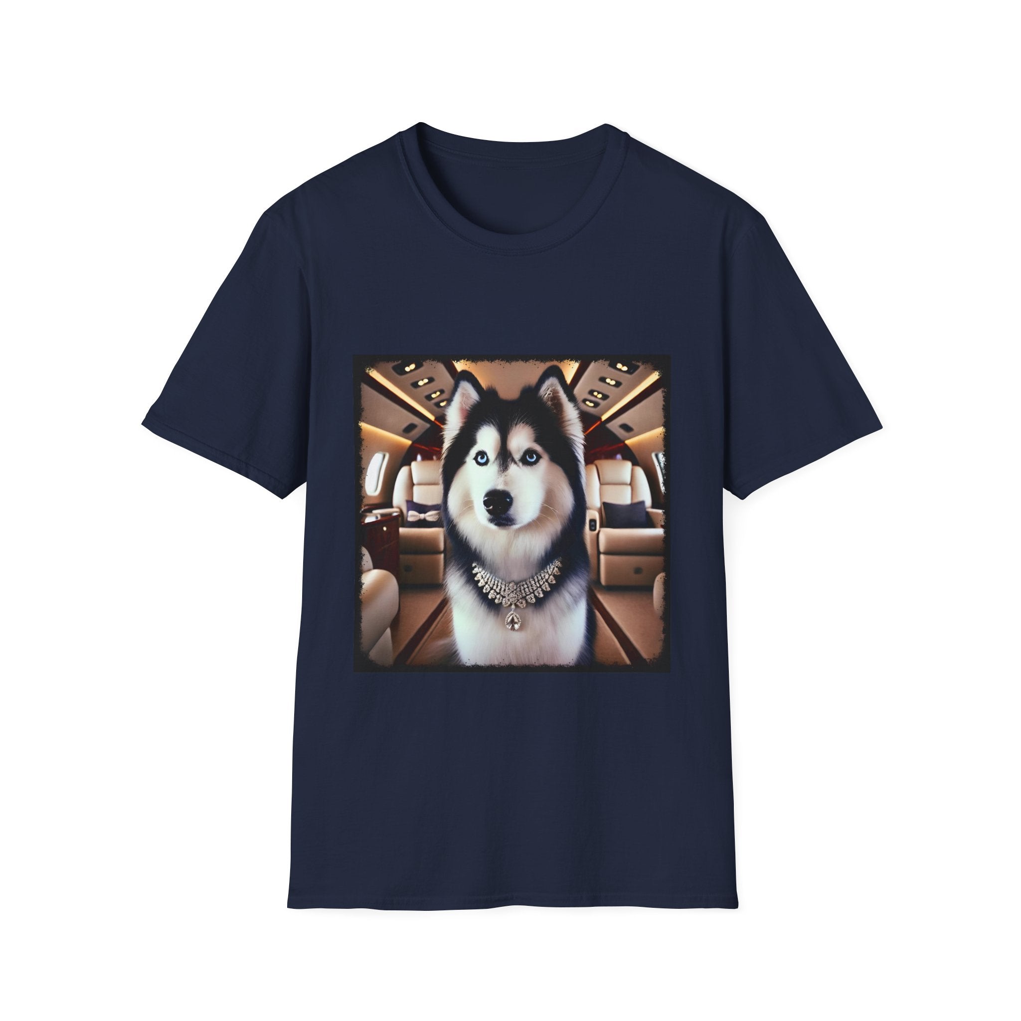 Siberian Husky Frequent Flier | Unisex Dog T-Shirt