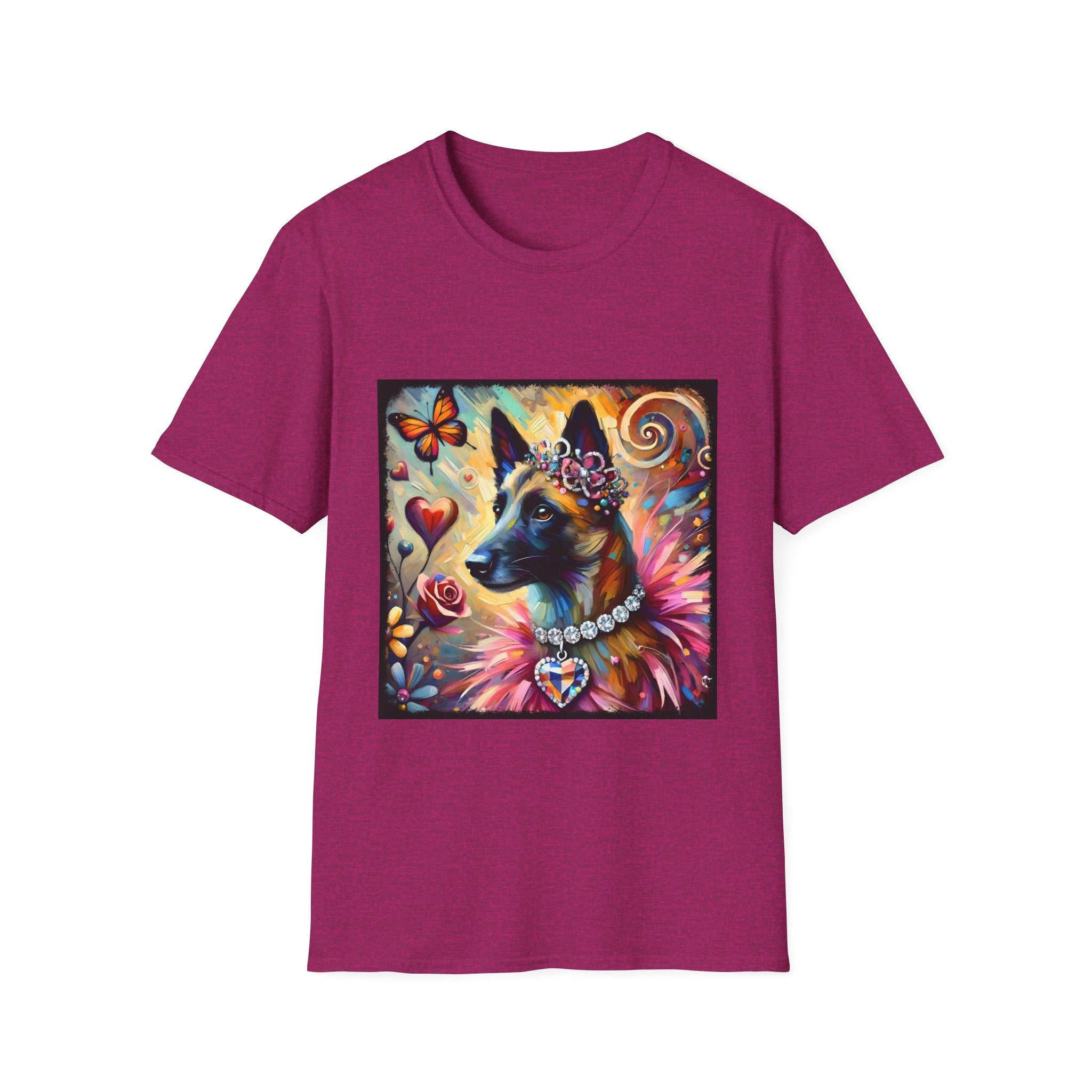 Belgian Malinois Diamond Heart Classic | Unisex Dog T-Shirt
