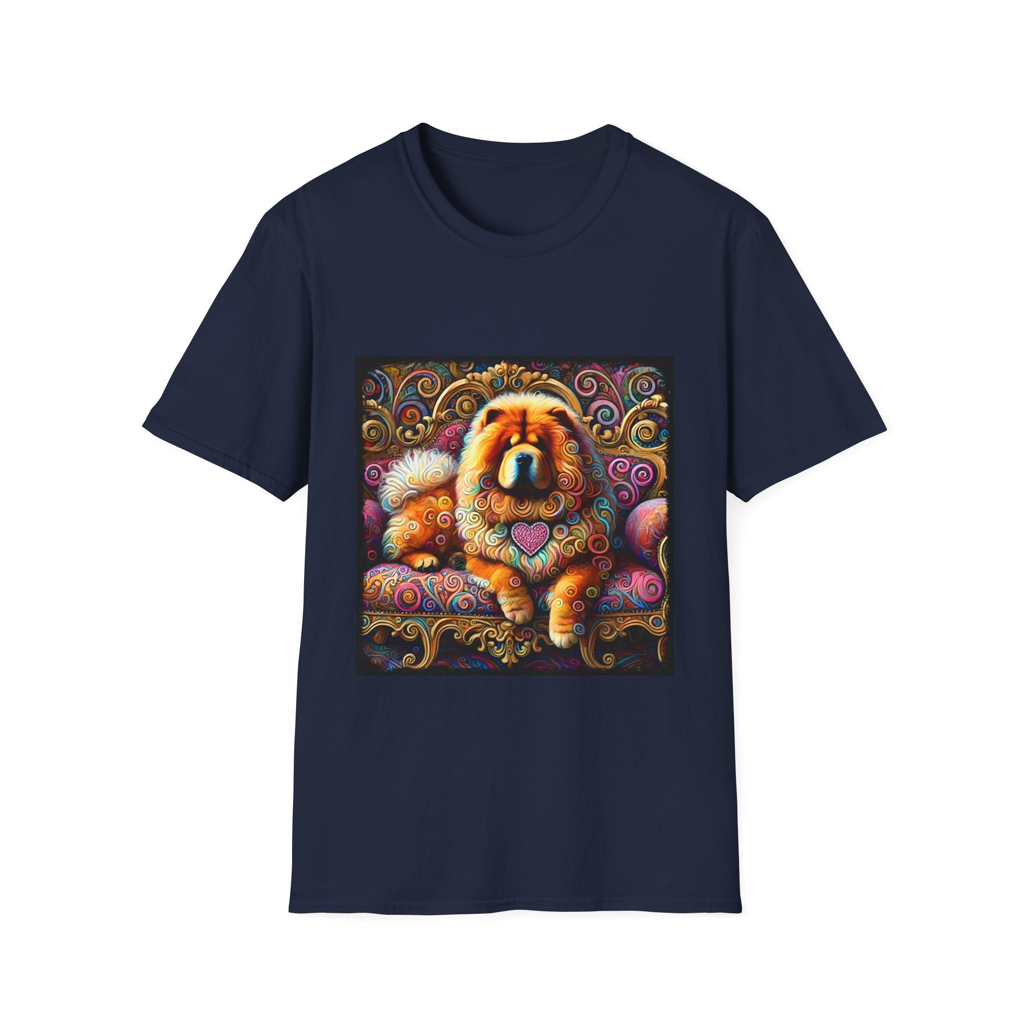 Chow Chow Love Swirl | Unisex Dog T-Shirt