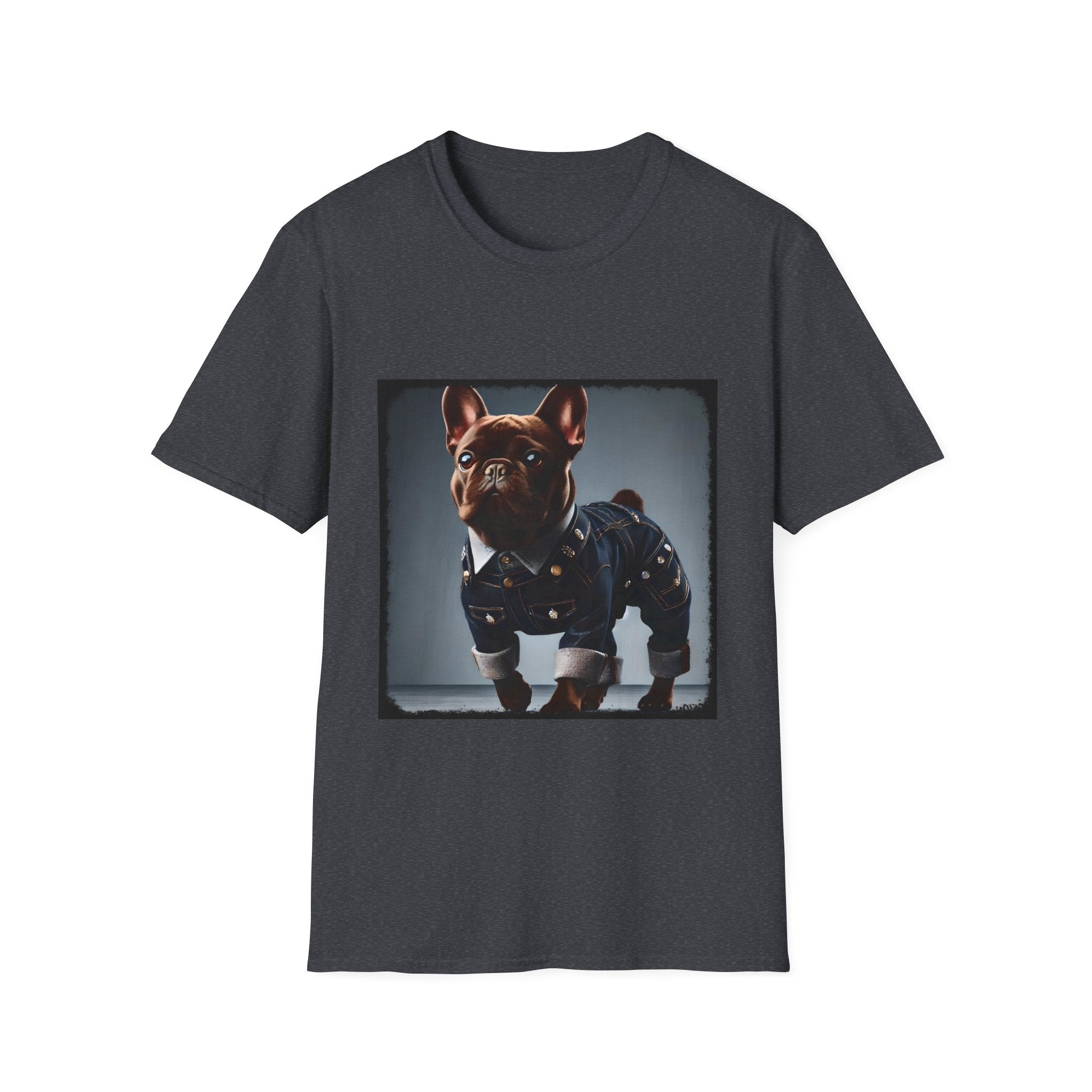 French Bulldog Denim Doll | Unisex Dog T-Shirt