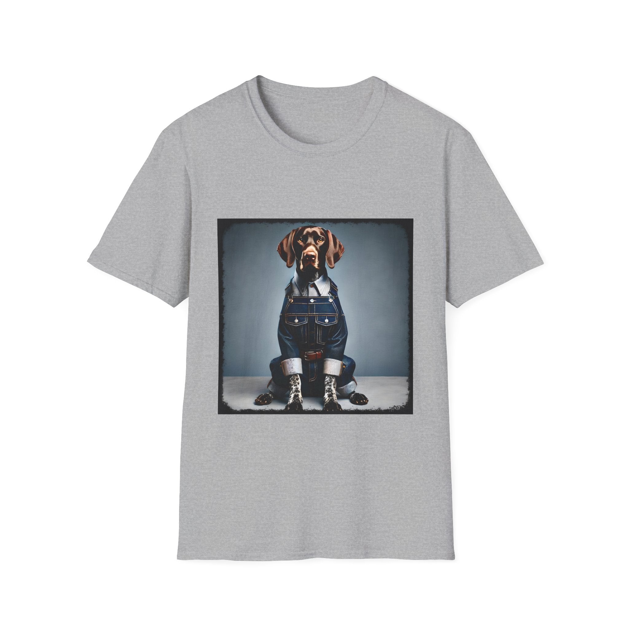 German Shorthaired Pointer Denim Dude | Unisex Dog T-Shirt