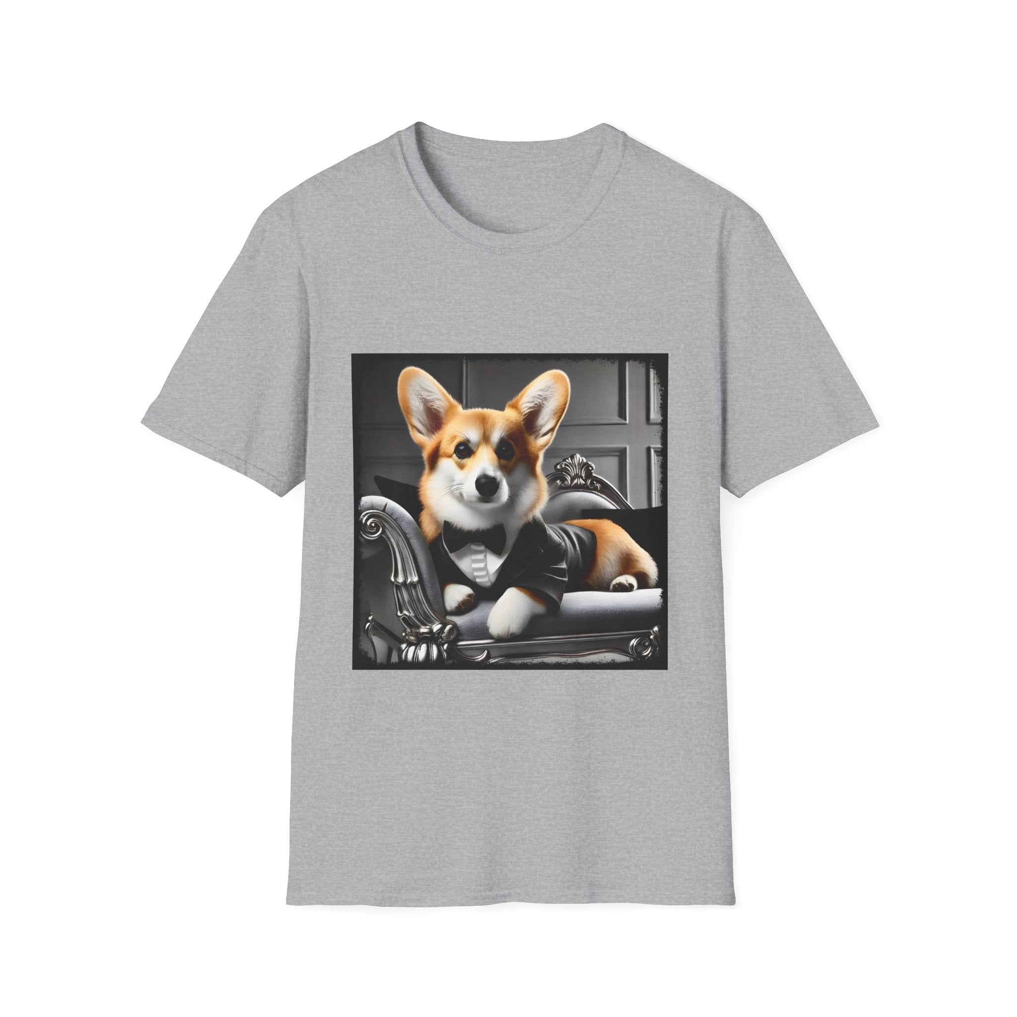 Pembroke Welsh Corgi Tux Luxe | Unisex Dog T-Shirt