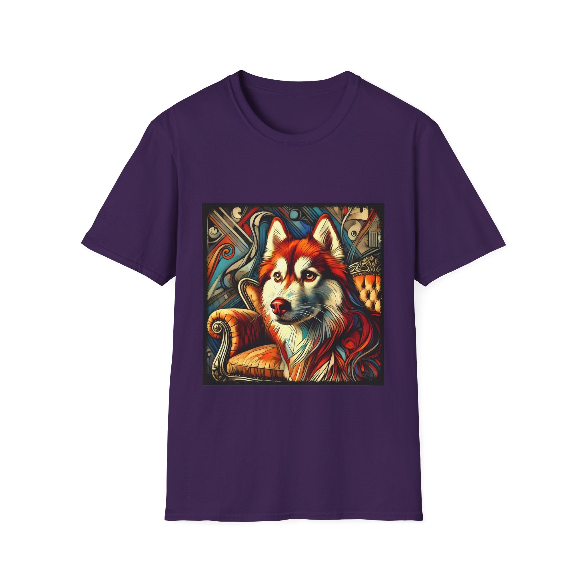 Siberian Husky Red Rebel | Unisex Dog T-Shirt