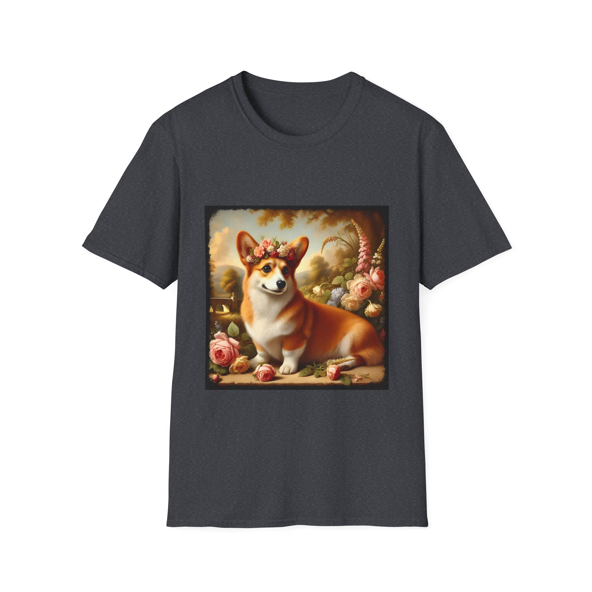 Pembroke Welsh Corgi Botanical Beauty | Unisex Dog T-Shirt