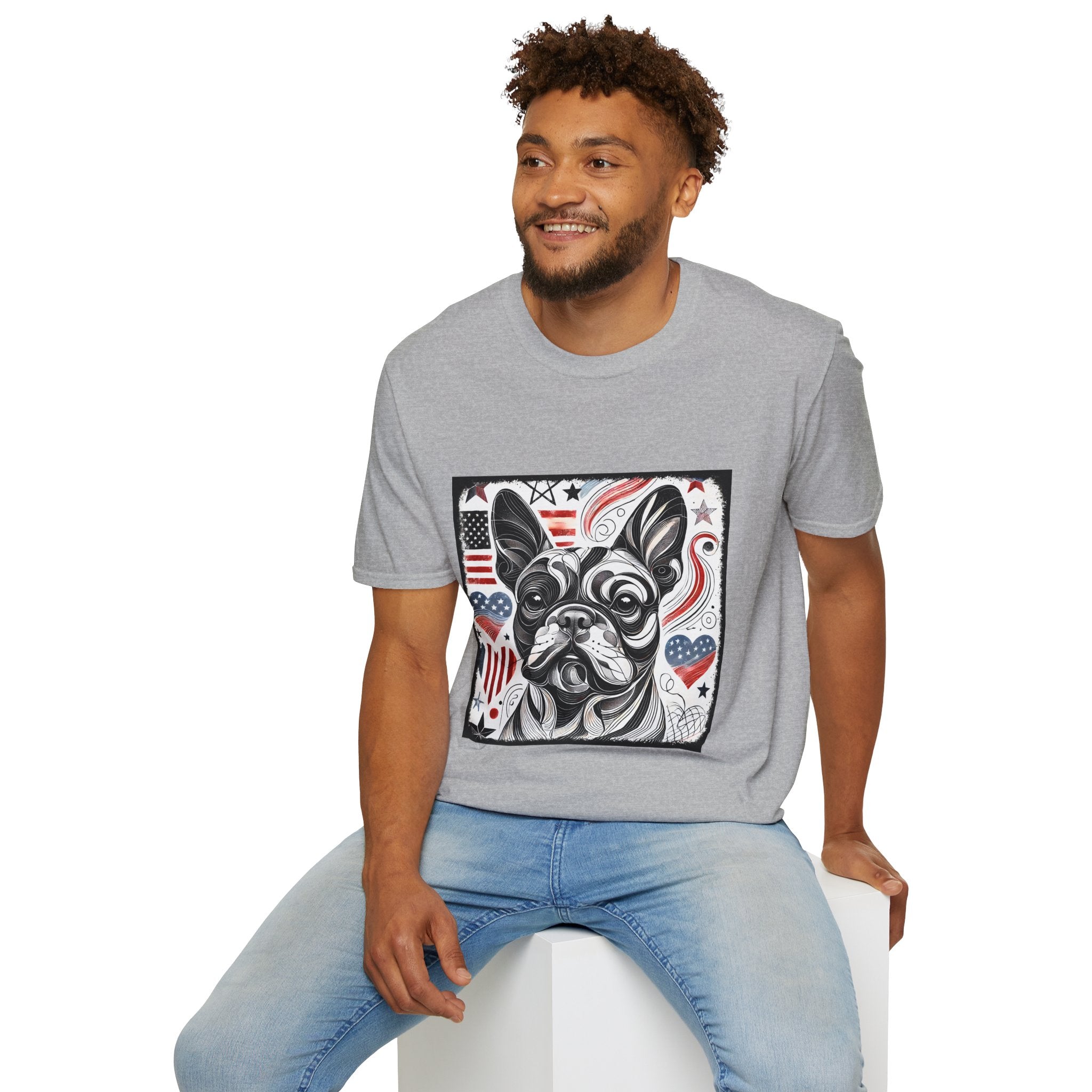 French Bulldog Americana Dream | Unisex Dog T-Shirt