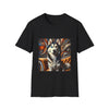 Siberian Husky Bold Swirl  | Unisex Dog T-Shirt